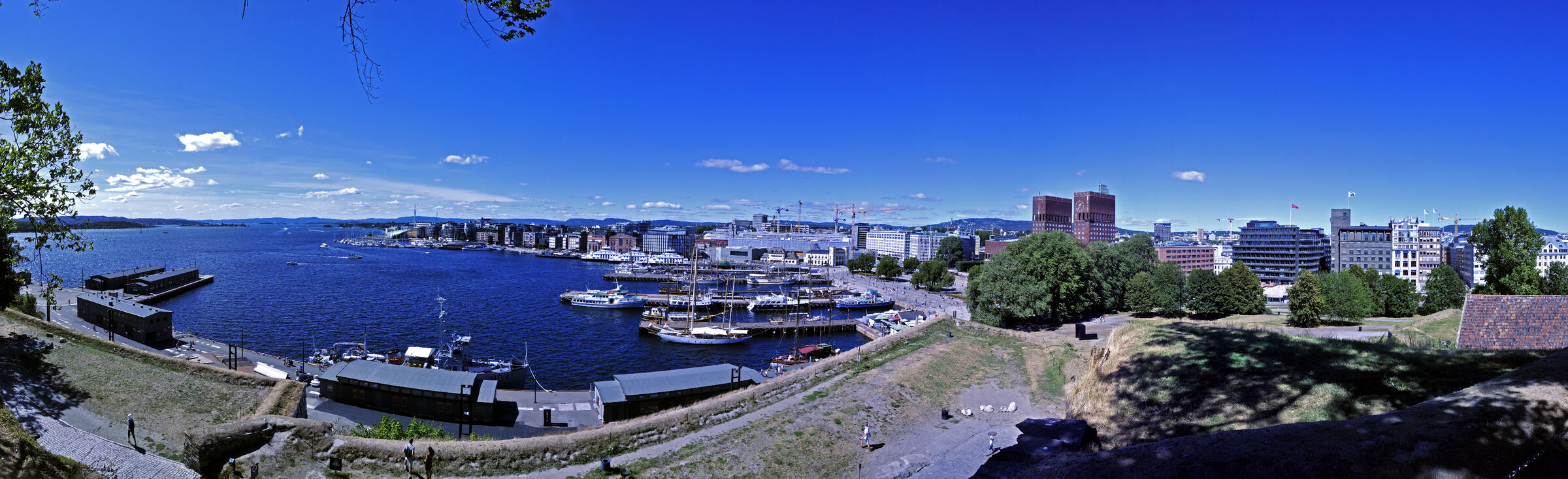 norwegen (158) - oslo - festung akershus - teilpanorama