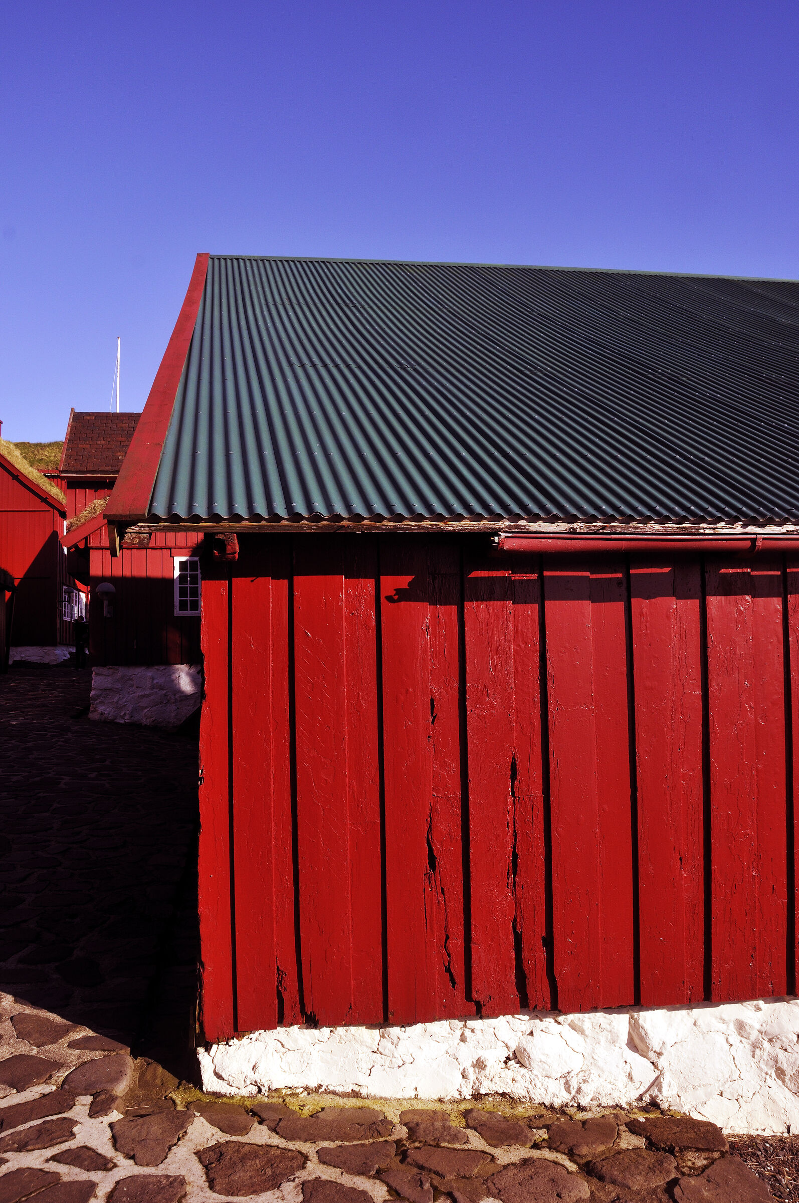 färöer inseln - thorshaven - tinganes detail