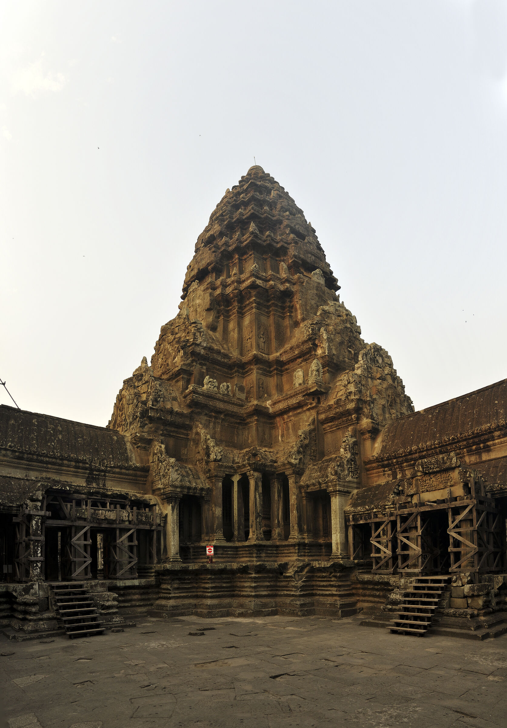 kambodscha - tempel von angkor - angkor wat (24) - teilpanorama