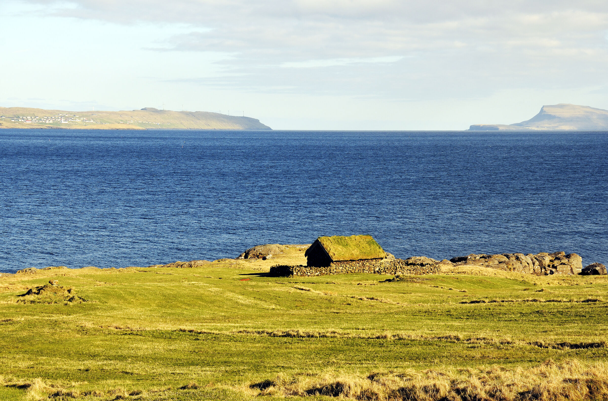 färöer inseln - kollefjord – im ort