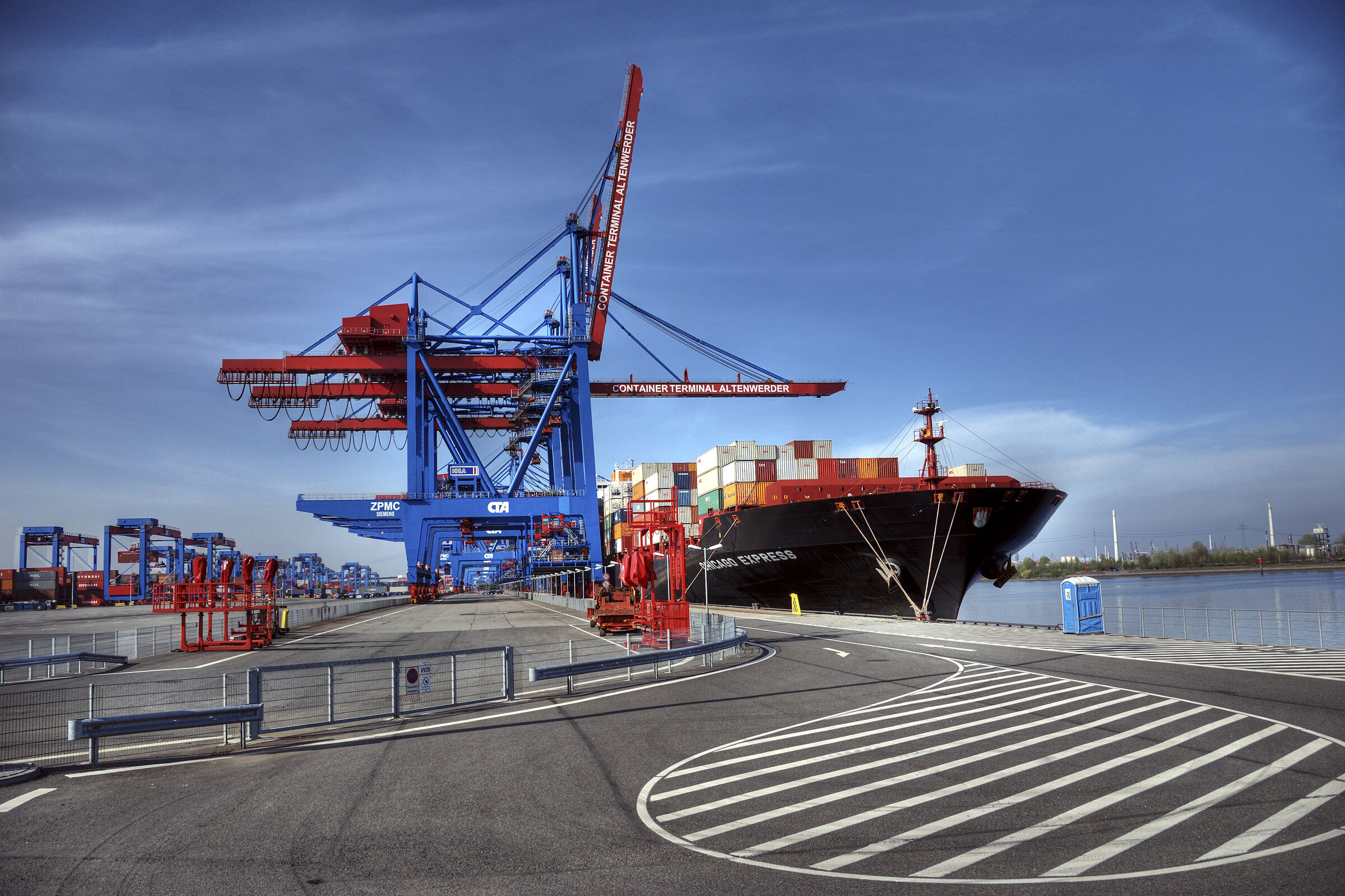 hamburg hafen - (113) - containertermina laltenwerder teil 4