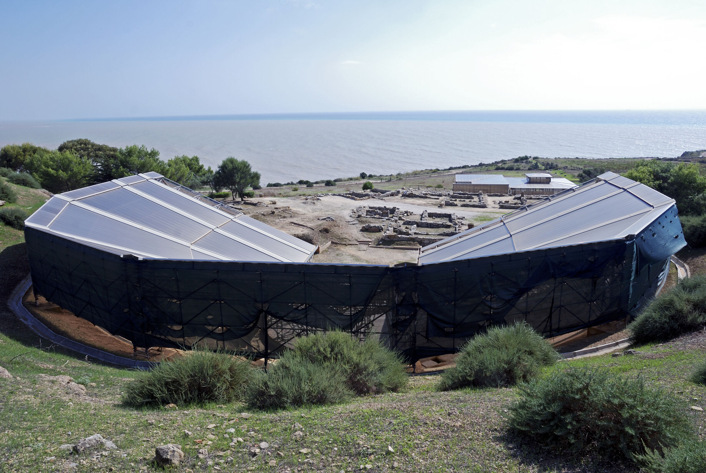 sizilien (45) - eraclea minoa / herakleia minoa - das amphithea