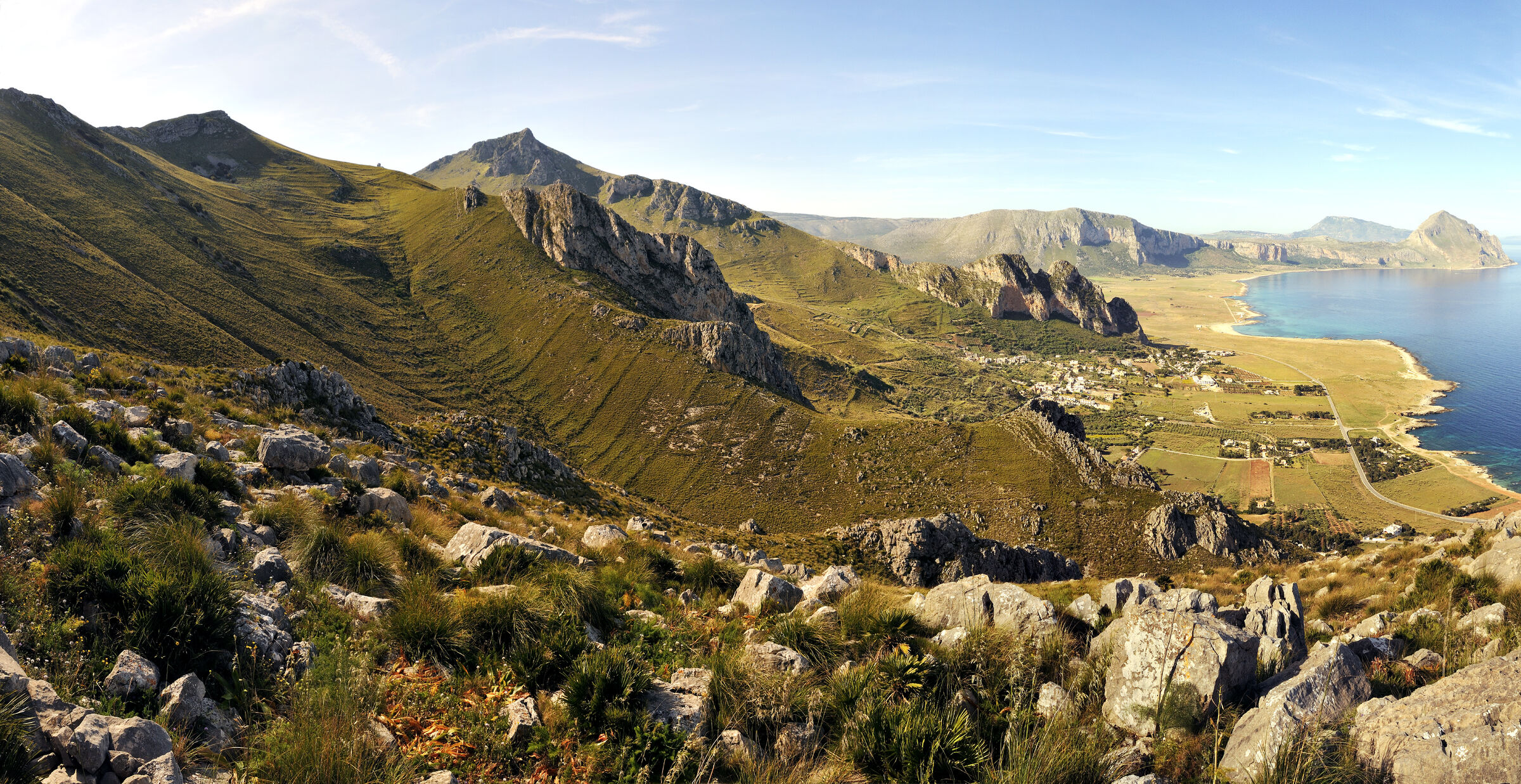 die nordwestspitze mit san vito lo capo - teilpanorama teil 4 -