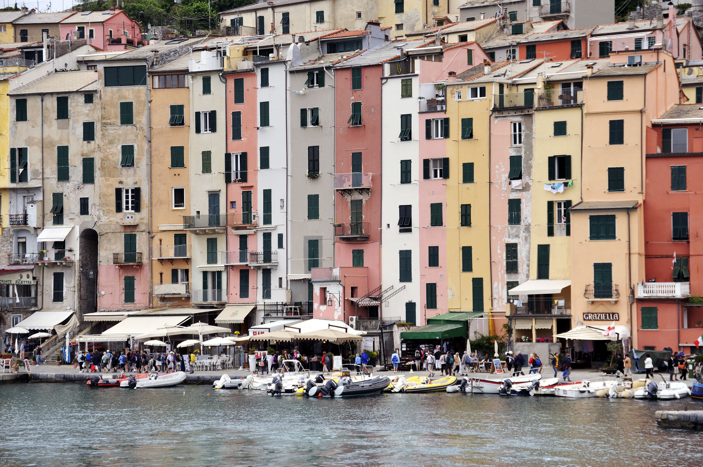 cinque terre -  porto venere - am hafen - detail