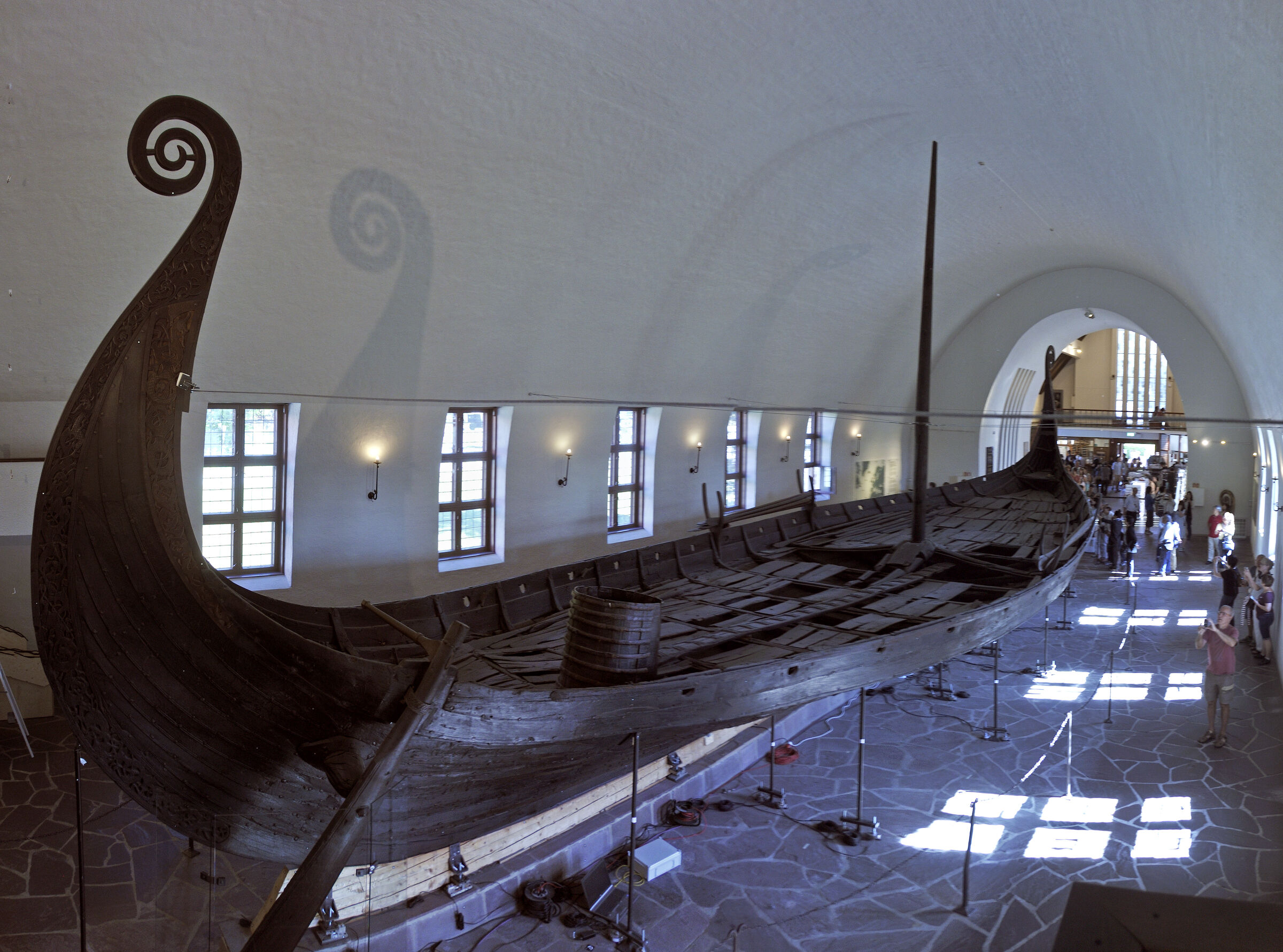 norwegen (165) - oslo - wikingerschiffhaus museum - teilpanoram