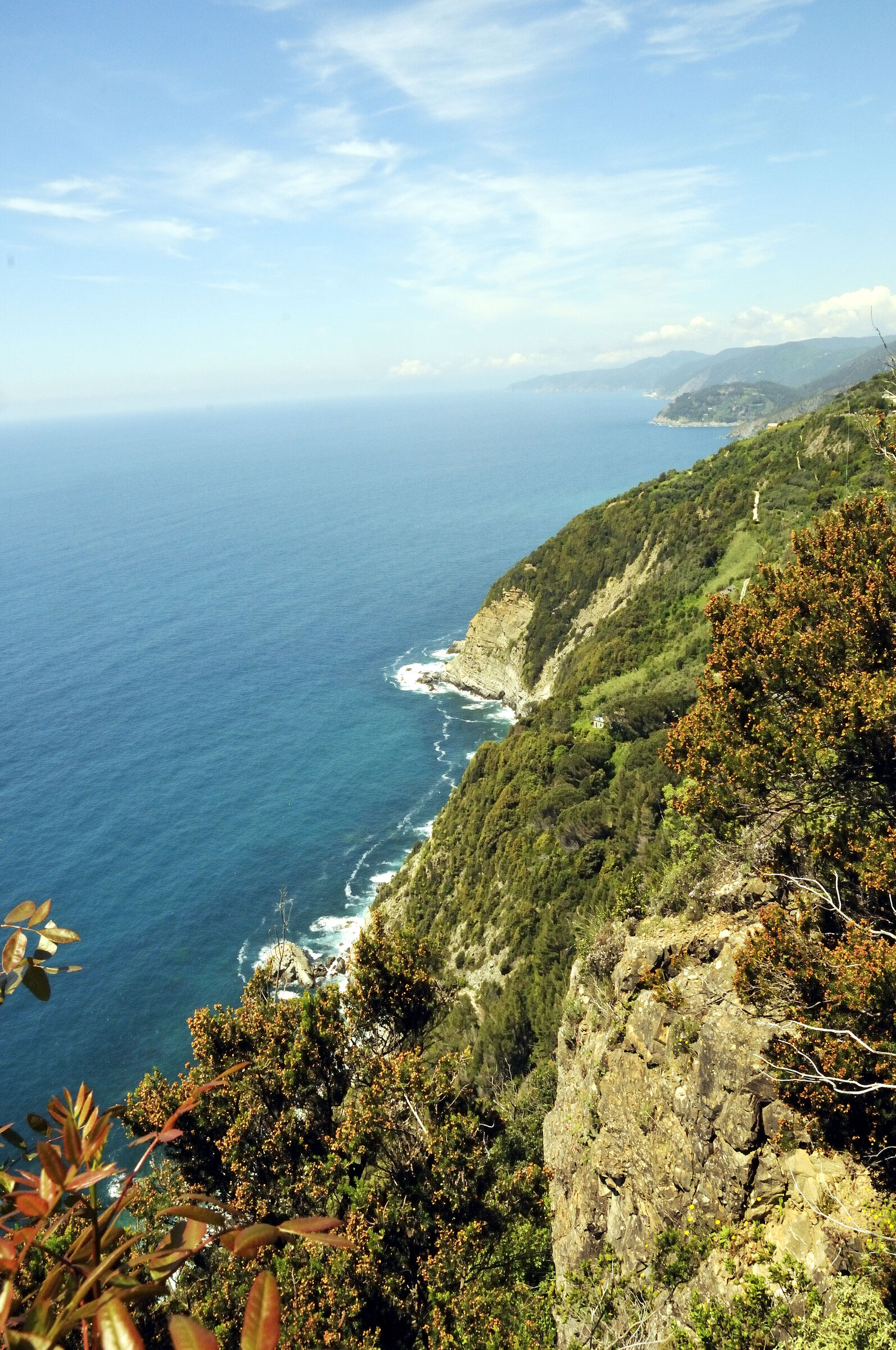 cinque terre – zwischen levanto und monterosso - ausblick