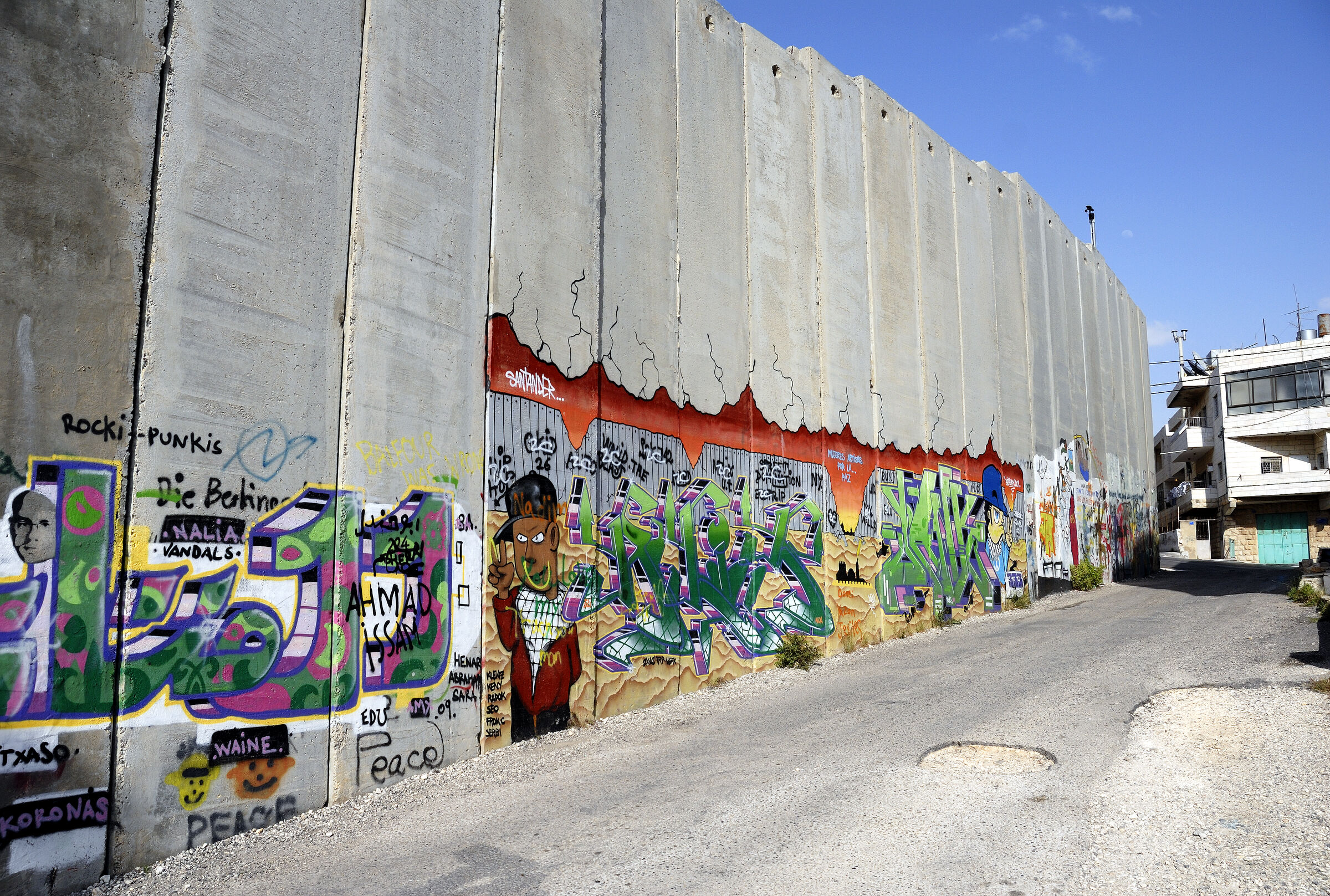 palästina- bethlehem - die mauer teil 3