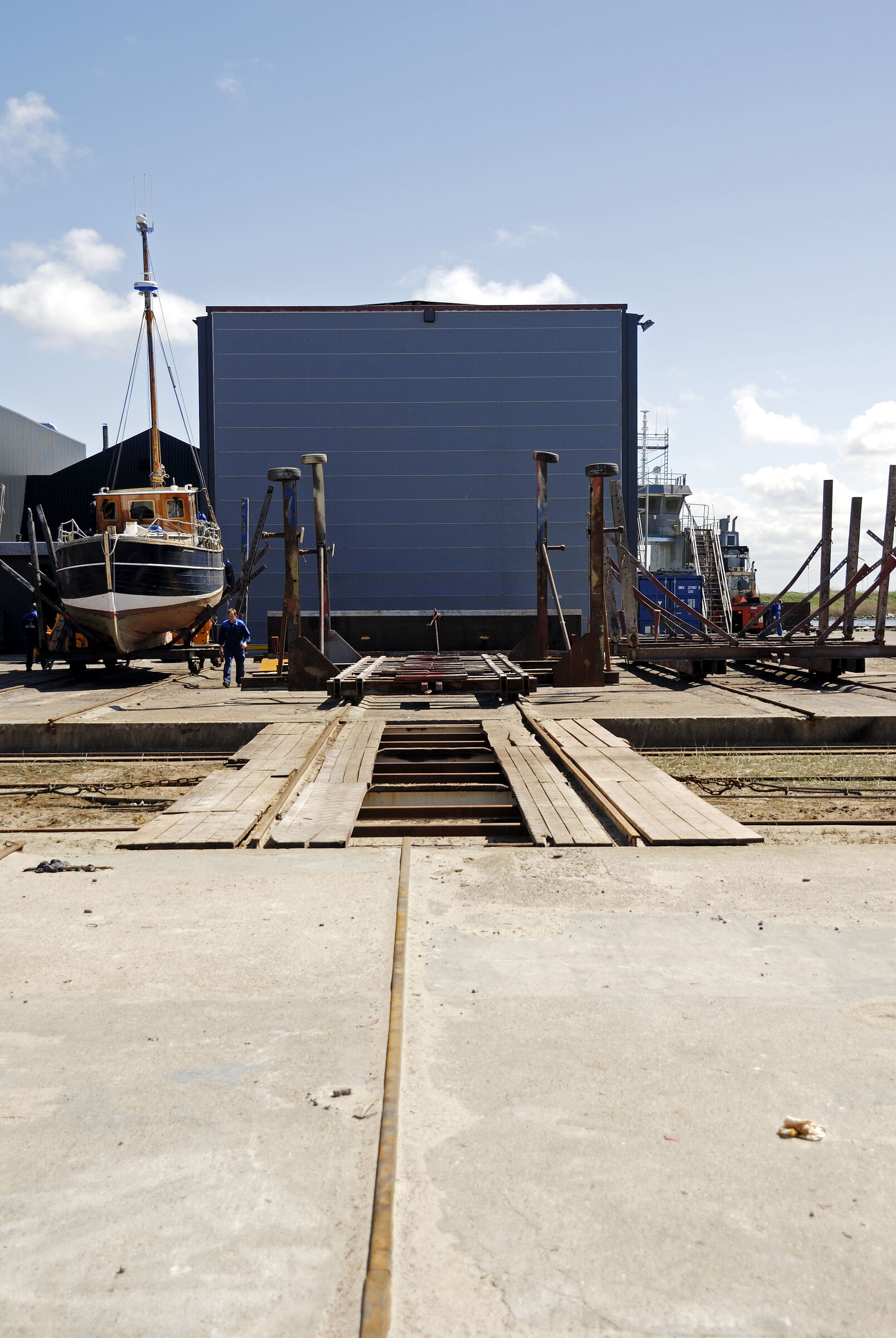 dänemark - ringkobing fjord - hvide sande - auf der werft (05)
