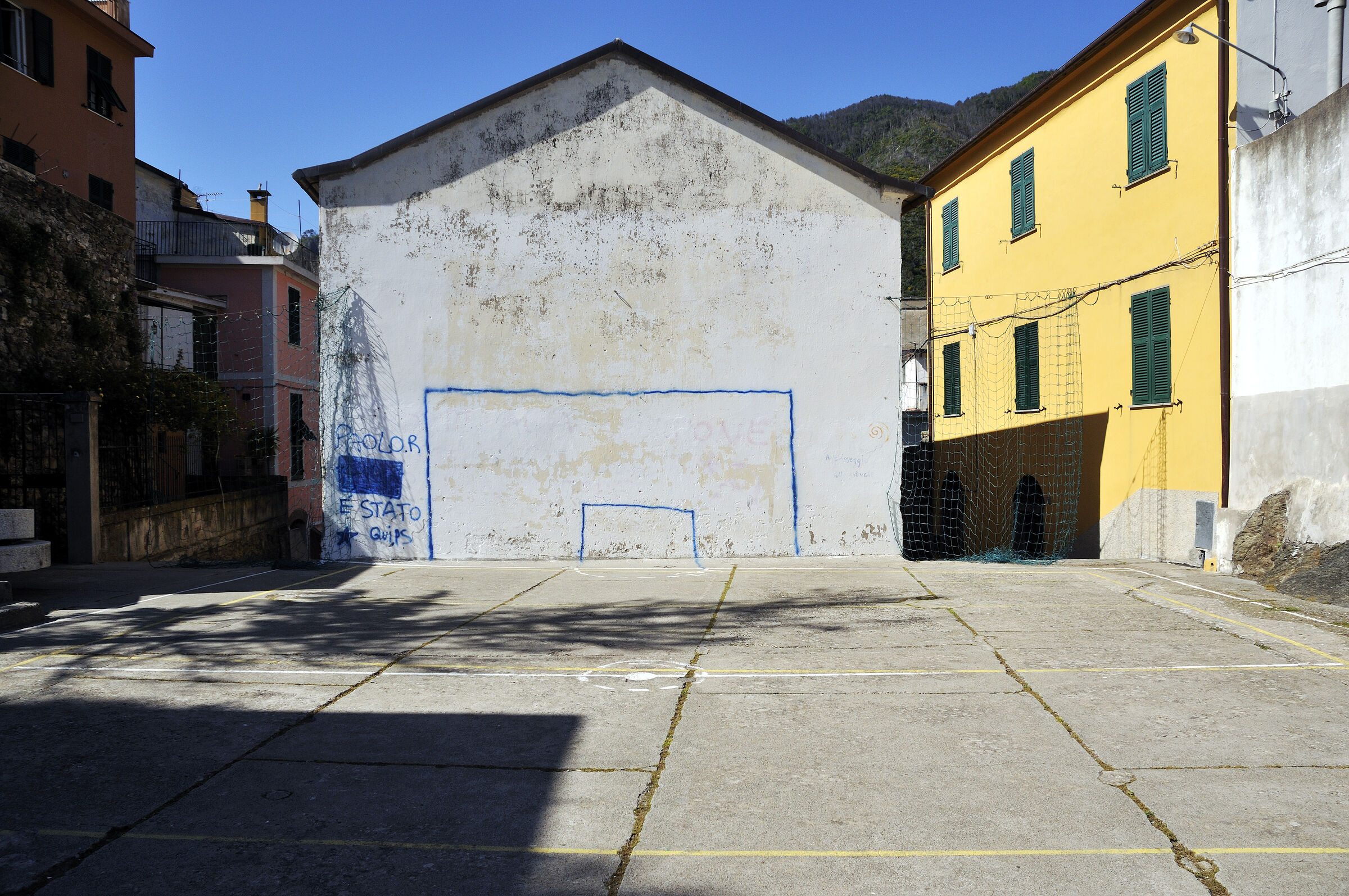 cinque terre - corniglia - sportplatz