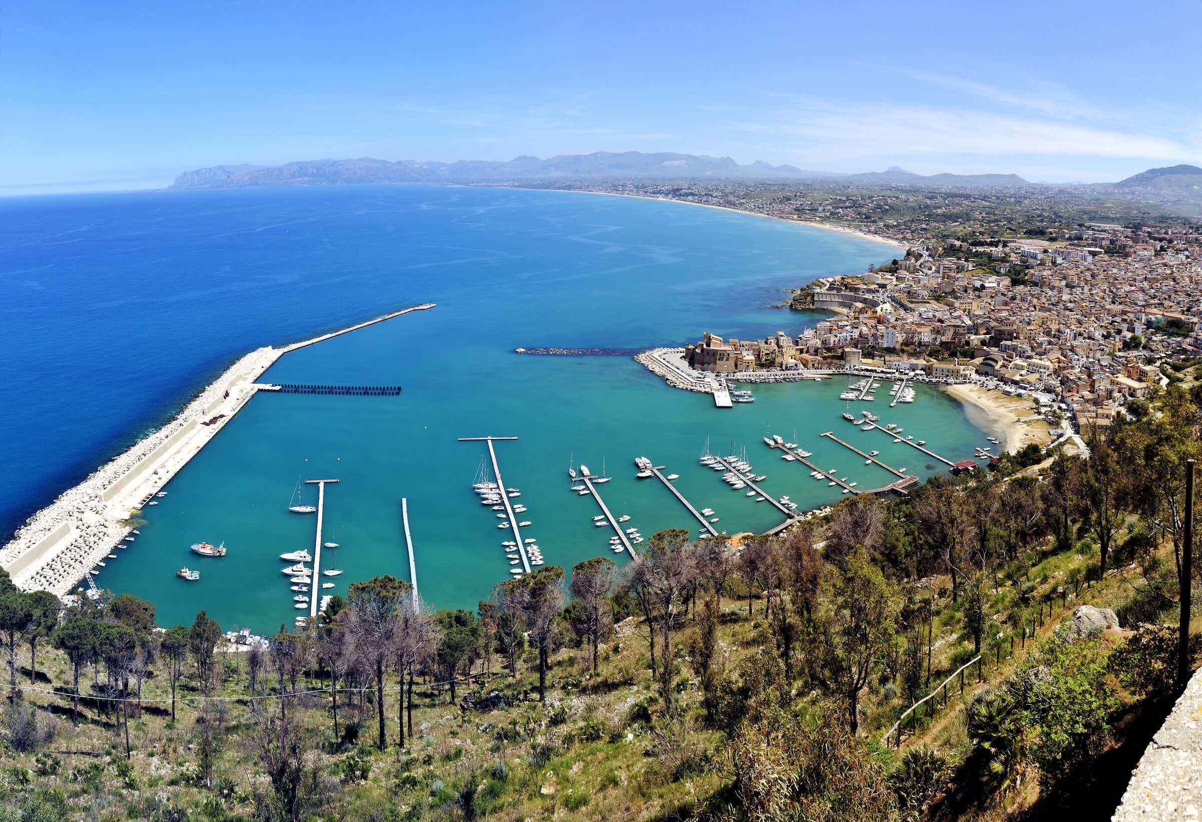 Die Nordwestspitze mit San Vito lo Capo und Castellammare del Golfo