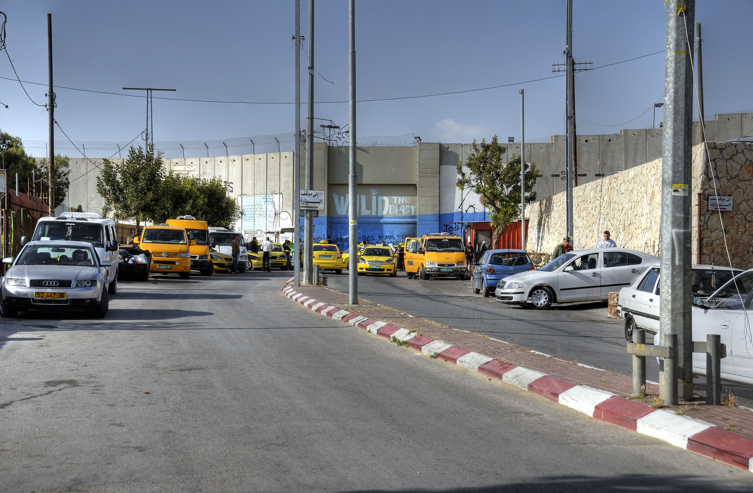 palästina- bethlehem - taxistand