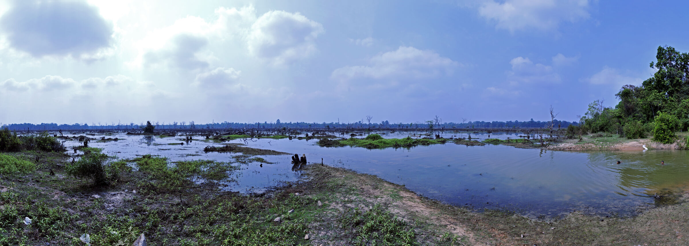 kambodscha - tempel von anghor - - nördlicher baray - teilpanor