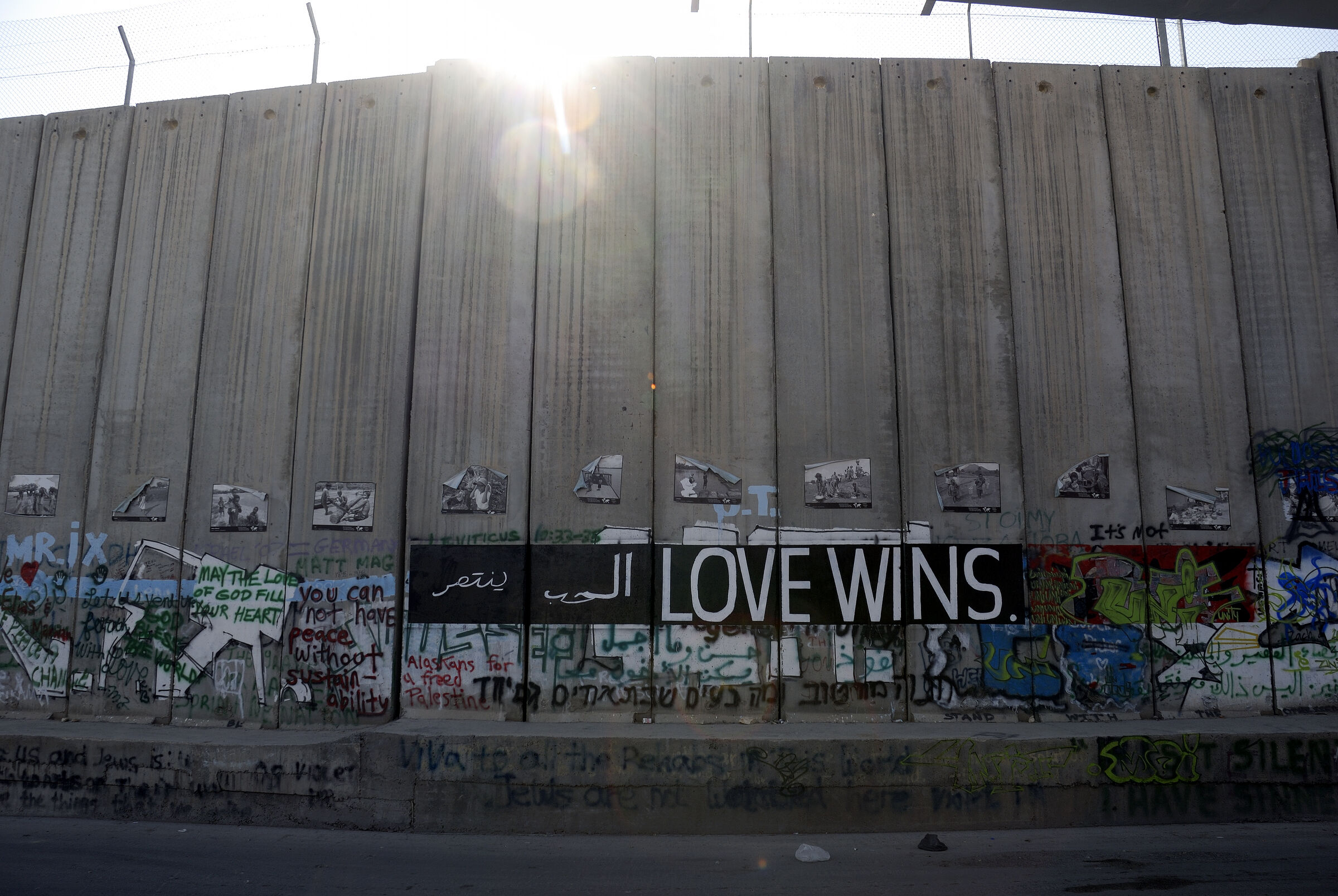 palästina- bethlehem - love wins