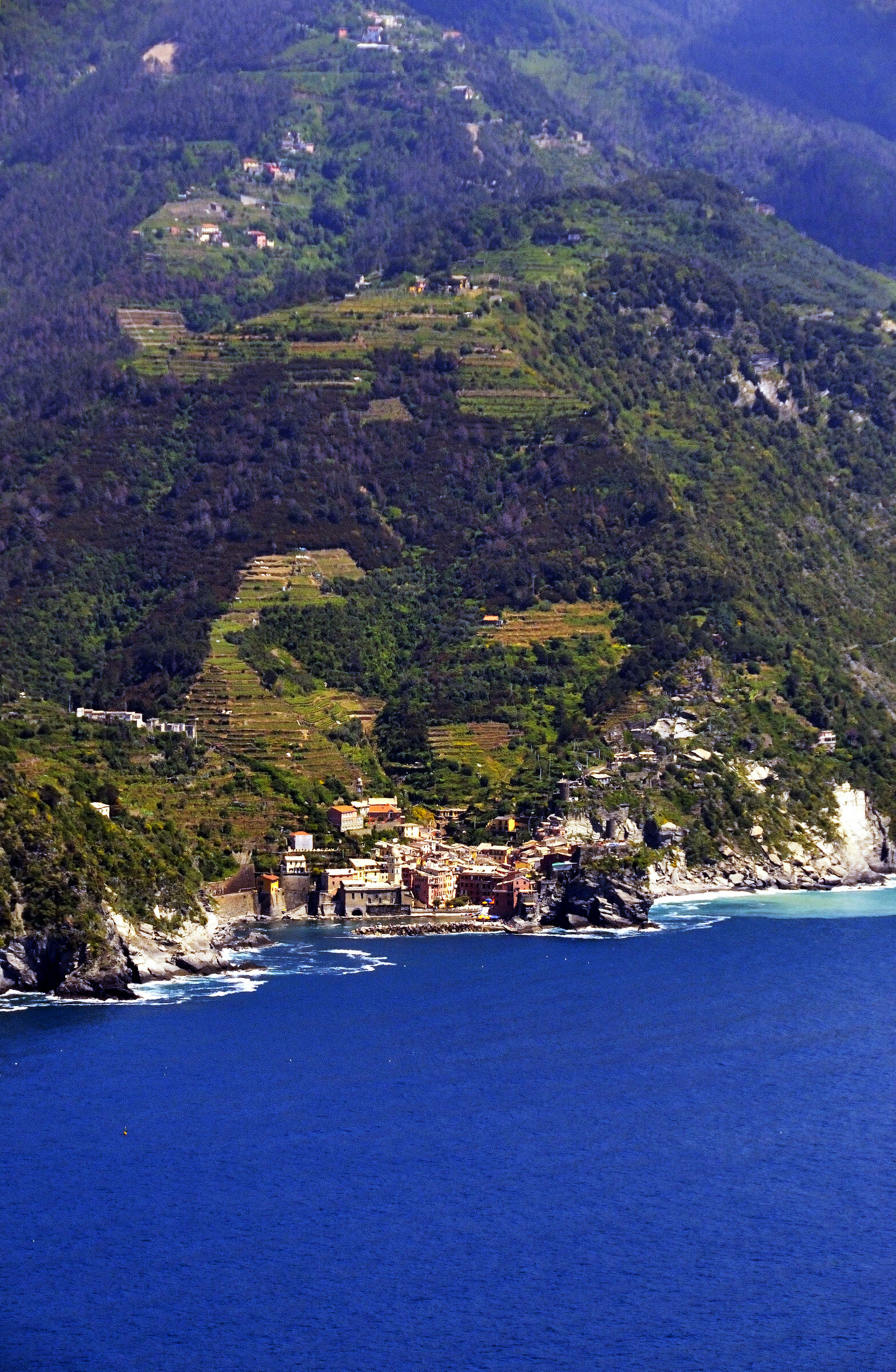 cinque terre – zwischen levanto und monterosso - blick über d