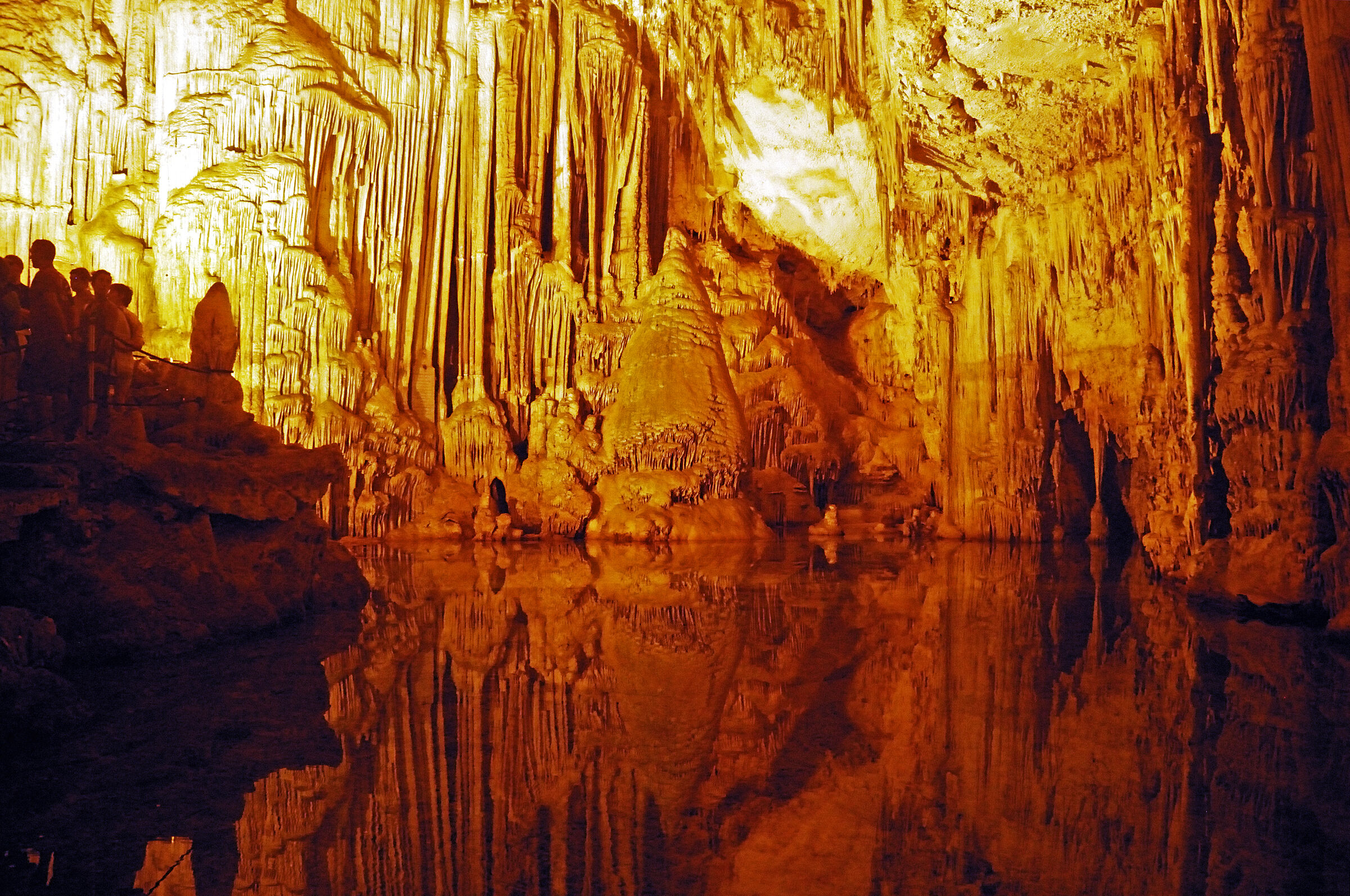 italien - sardinien - grotta di nettuno - im innern - die haupth