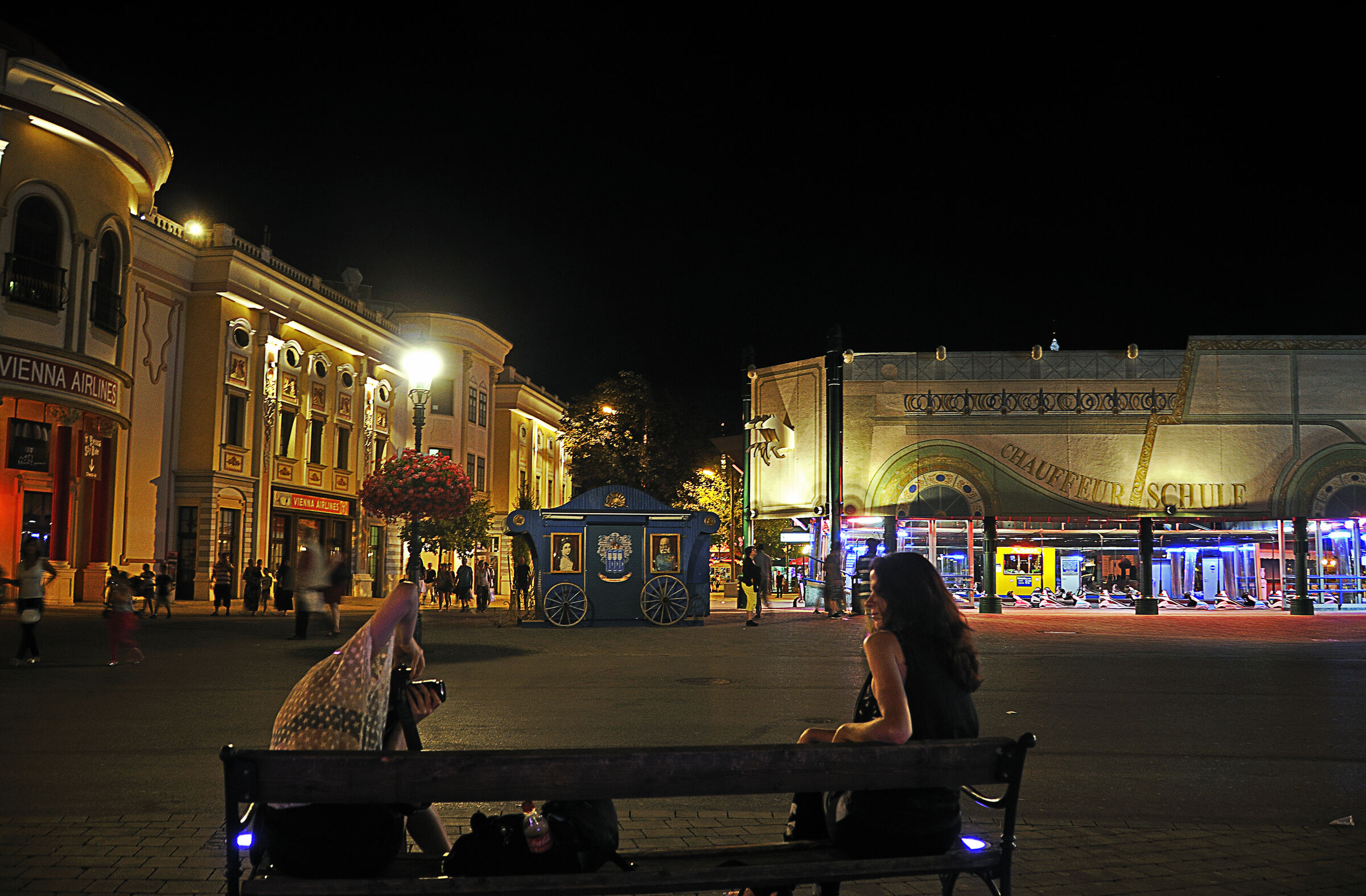 österreich - wien - night shots – prater - fotoshooting