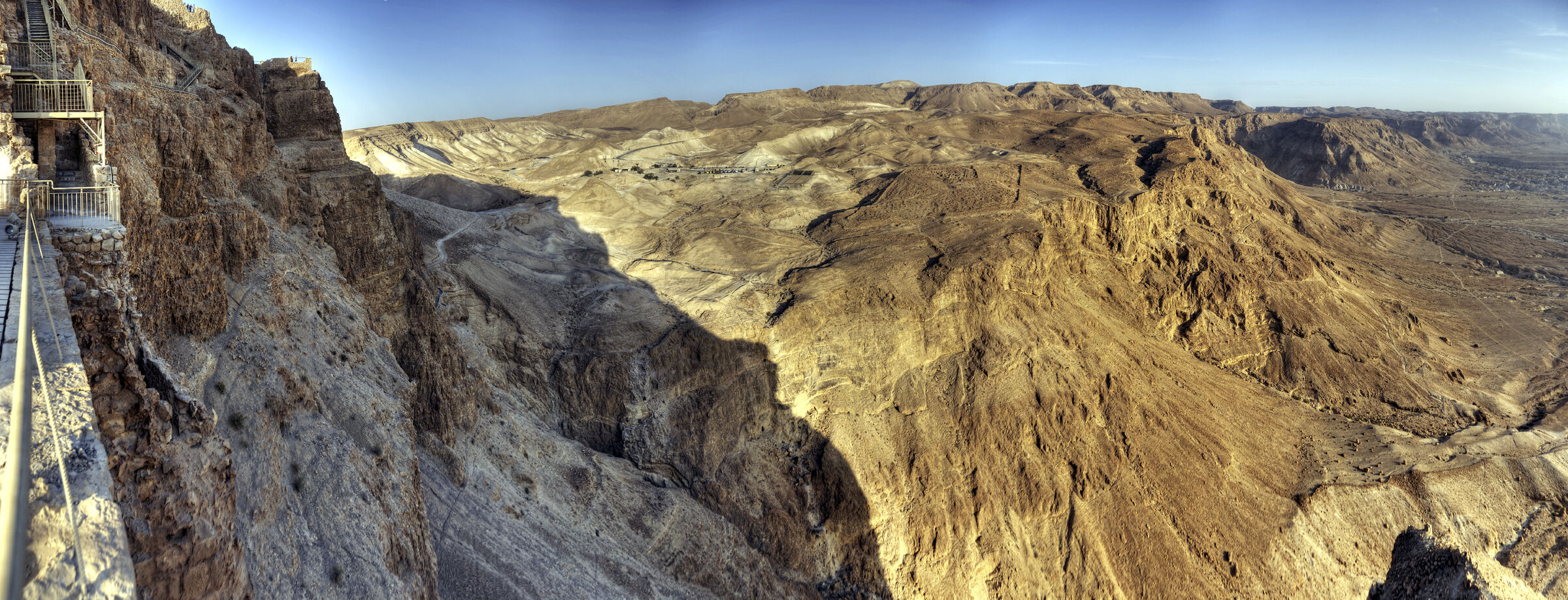 israel- totes meer - masada - teilpanorama westen teil 2