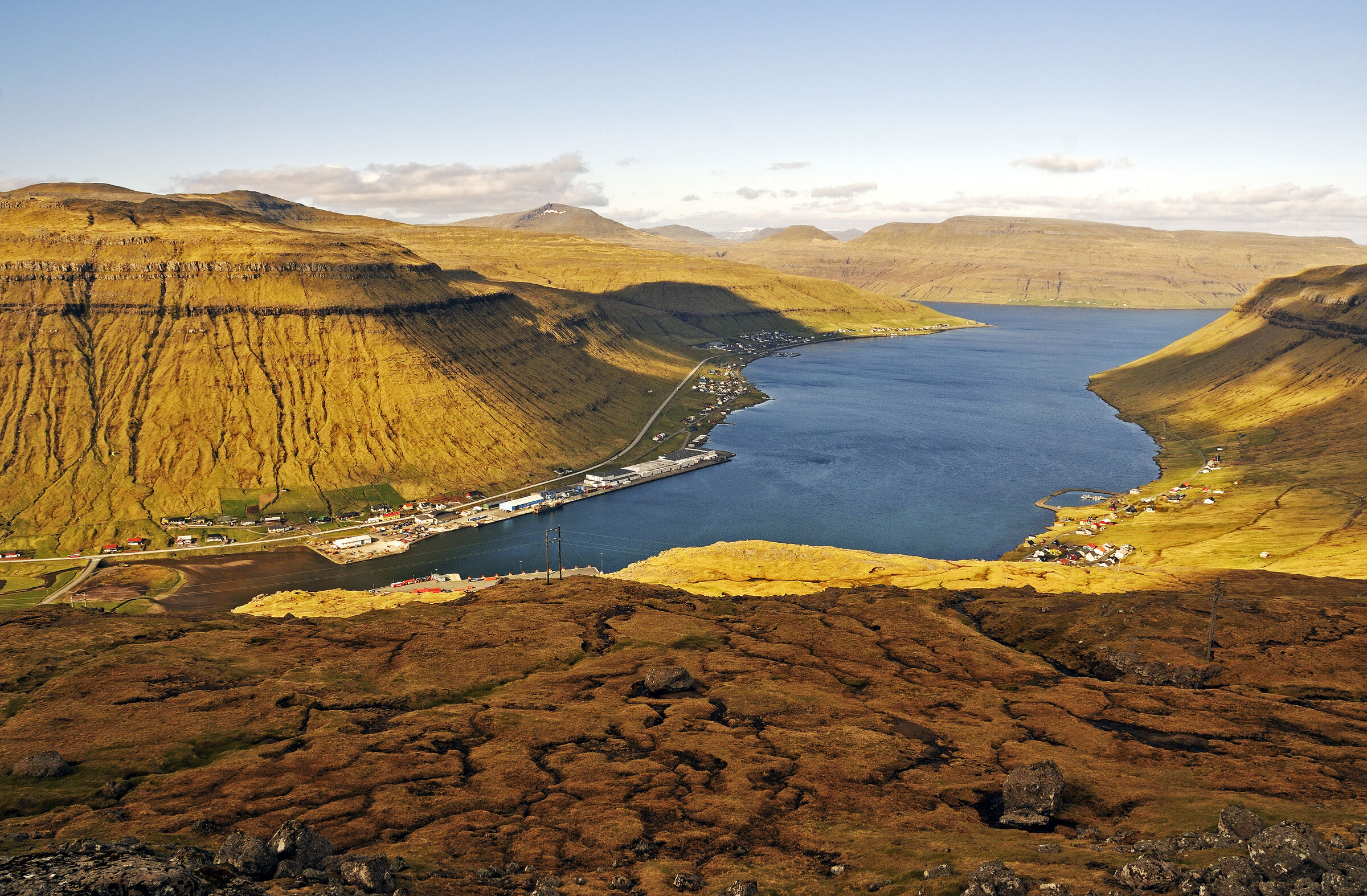 färöer inseln - auf streymoy - kollefjord