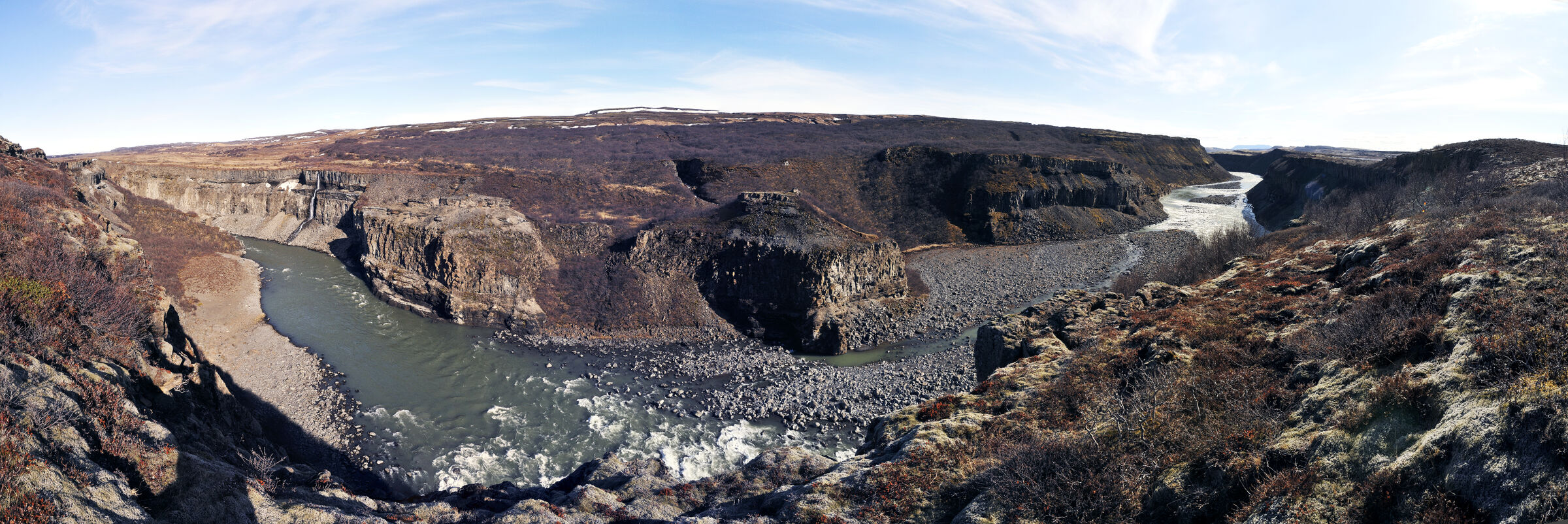 island – zwischen gullfoss und selfoss (03) – teilpanorama