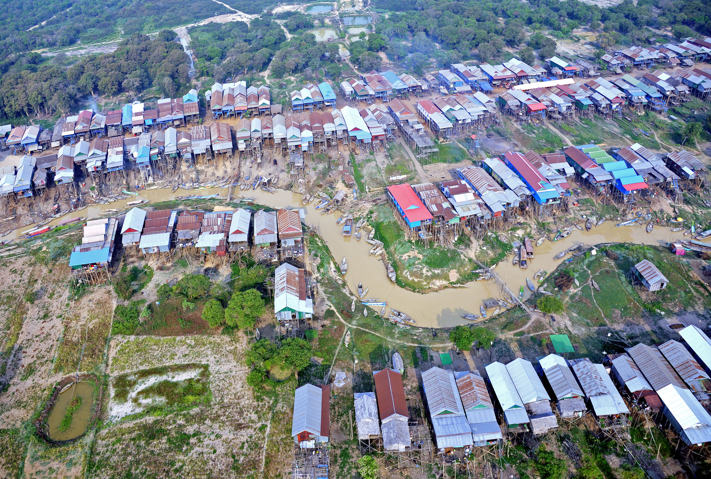 Kambodscha - Flug über Siem Reap (31)