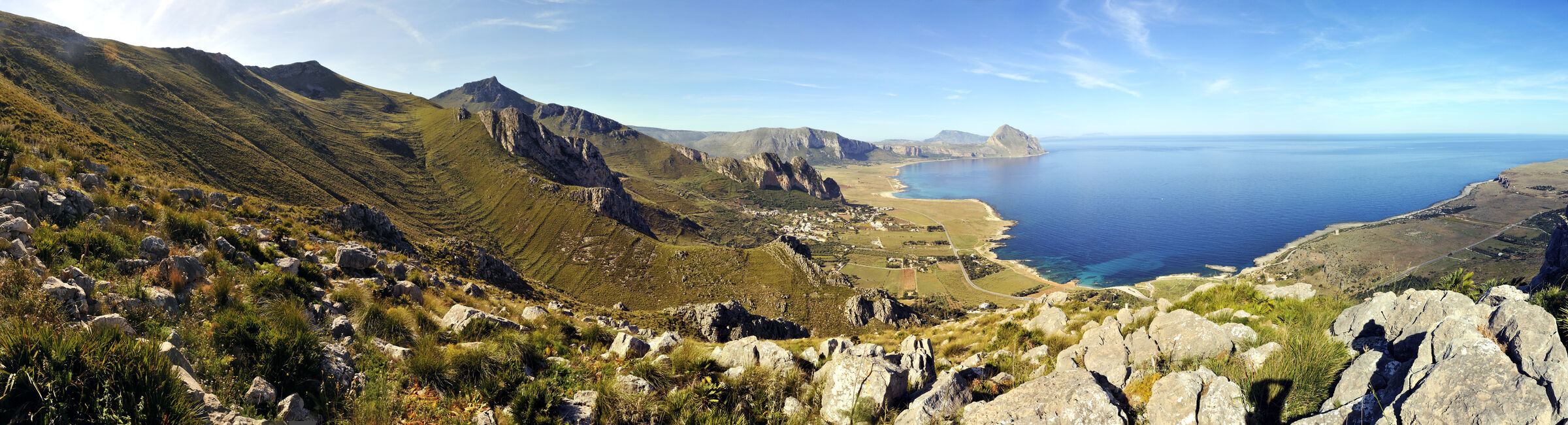 die nordwestspitze mit san vito lo capo - teilpanorama teil 3 -