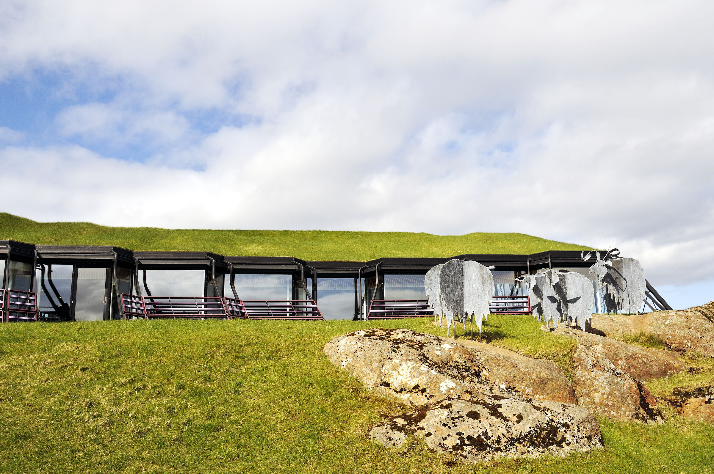 färöer inseln - thorshaven - haus des nordens - detail
