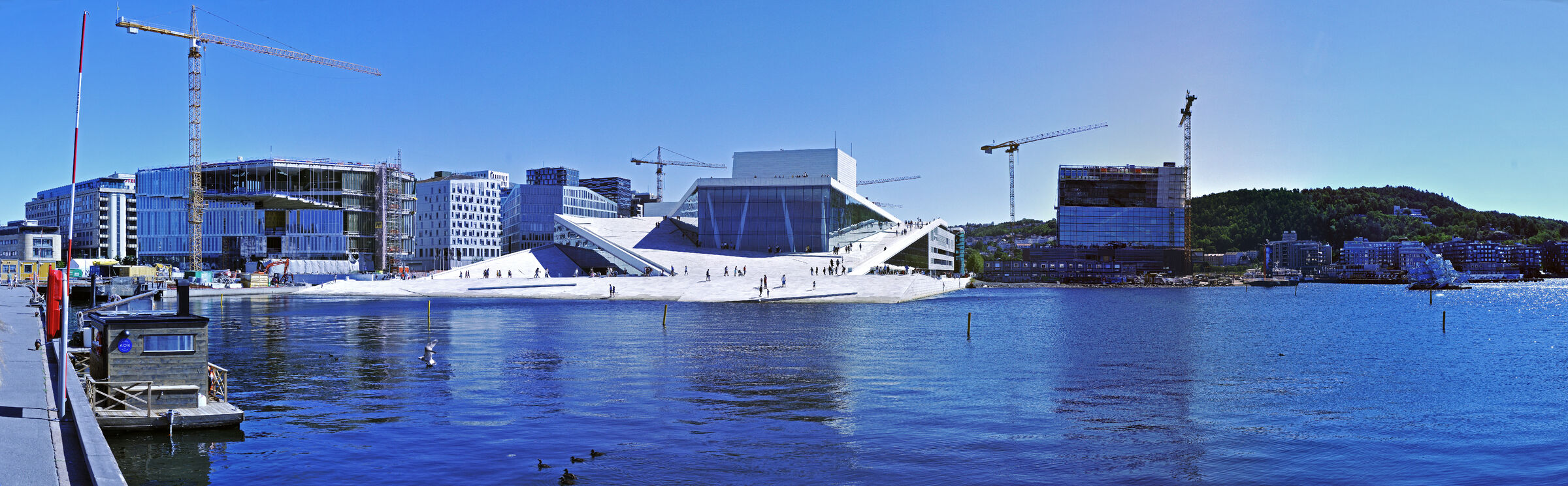 norwegen (145) - oslo - oper – teilpanorama teil zwei