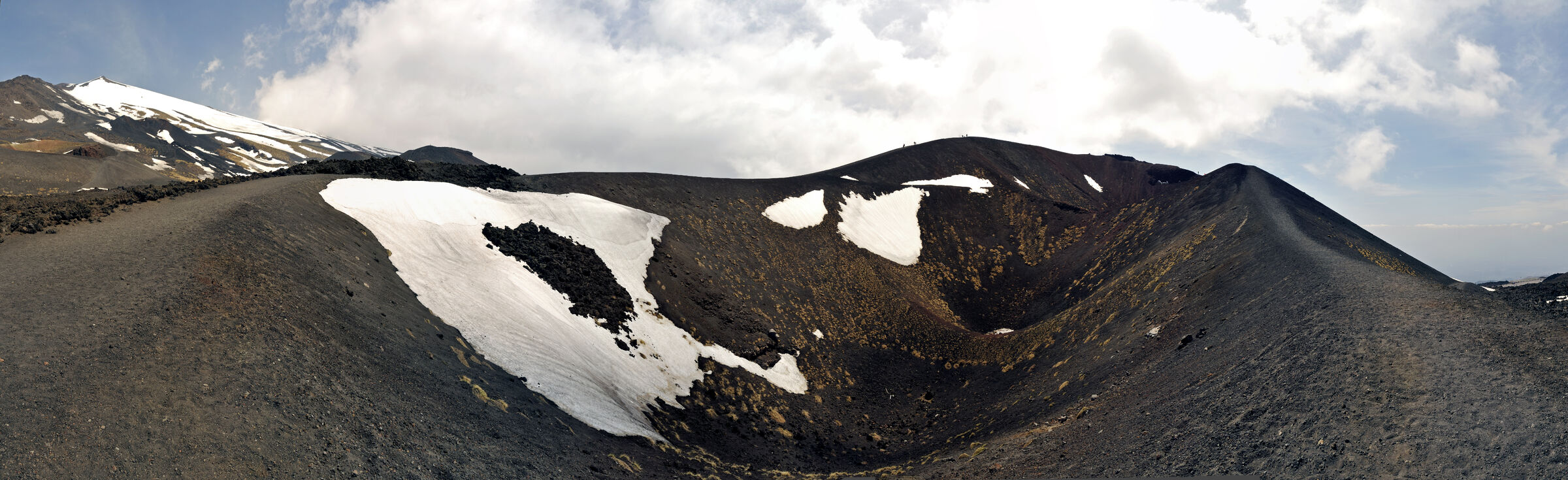 monti silvestri - teilpanorama teil 2- rifugio sapienza - etna