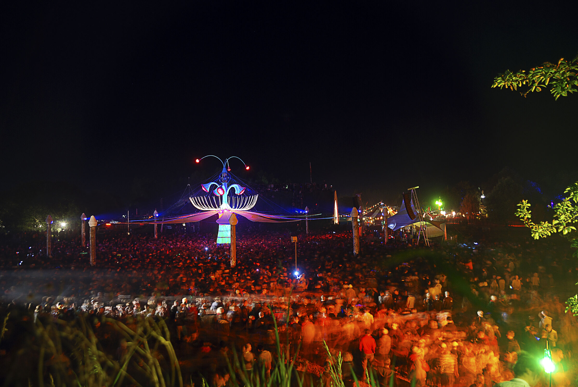 fusion festival 2008 nachts (10) - turmbühne