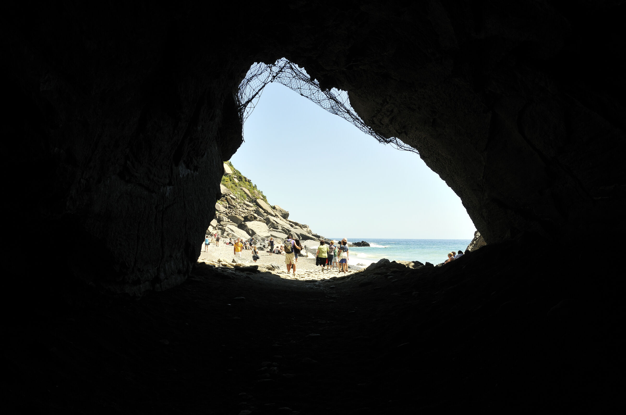 cinque terre - vernazza - am strand