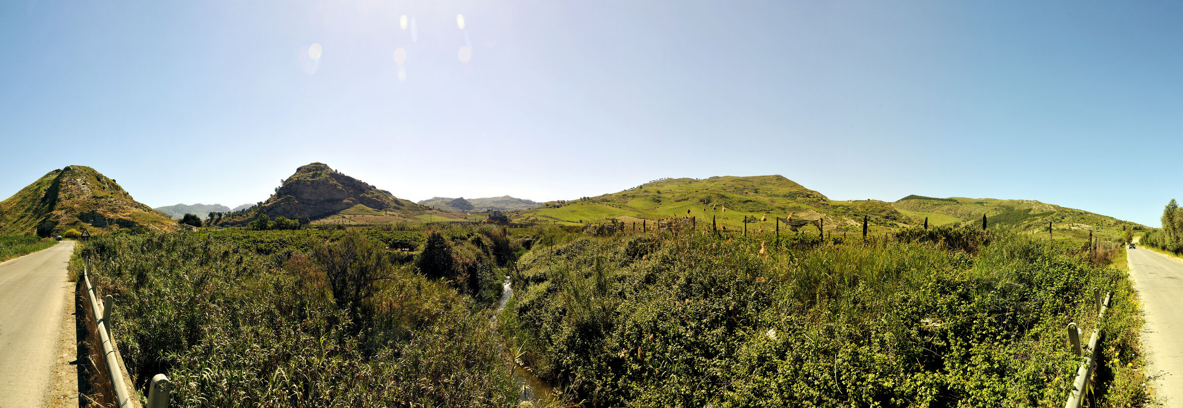 auf dem weg nach cattolica ereaclea - teilpanorama 180° - 2015