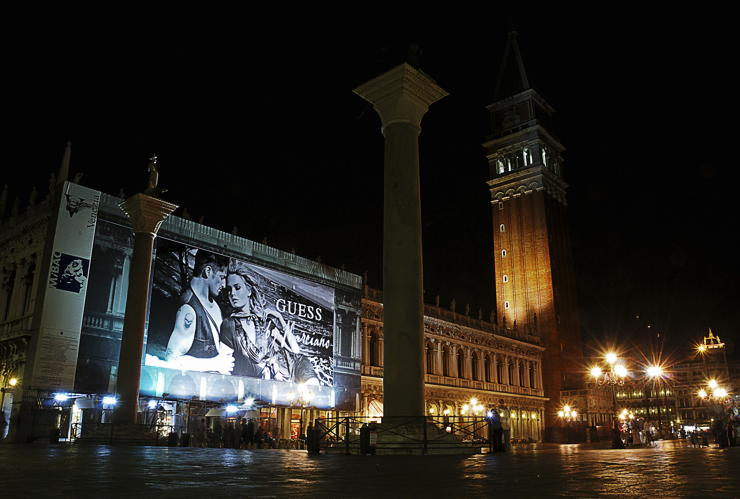 venedig (120) - die piazzetta san marco nachts