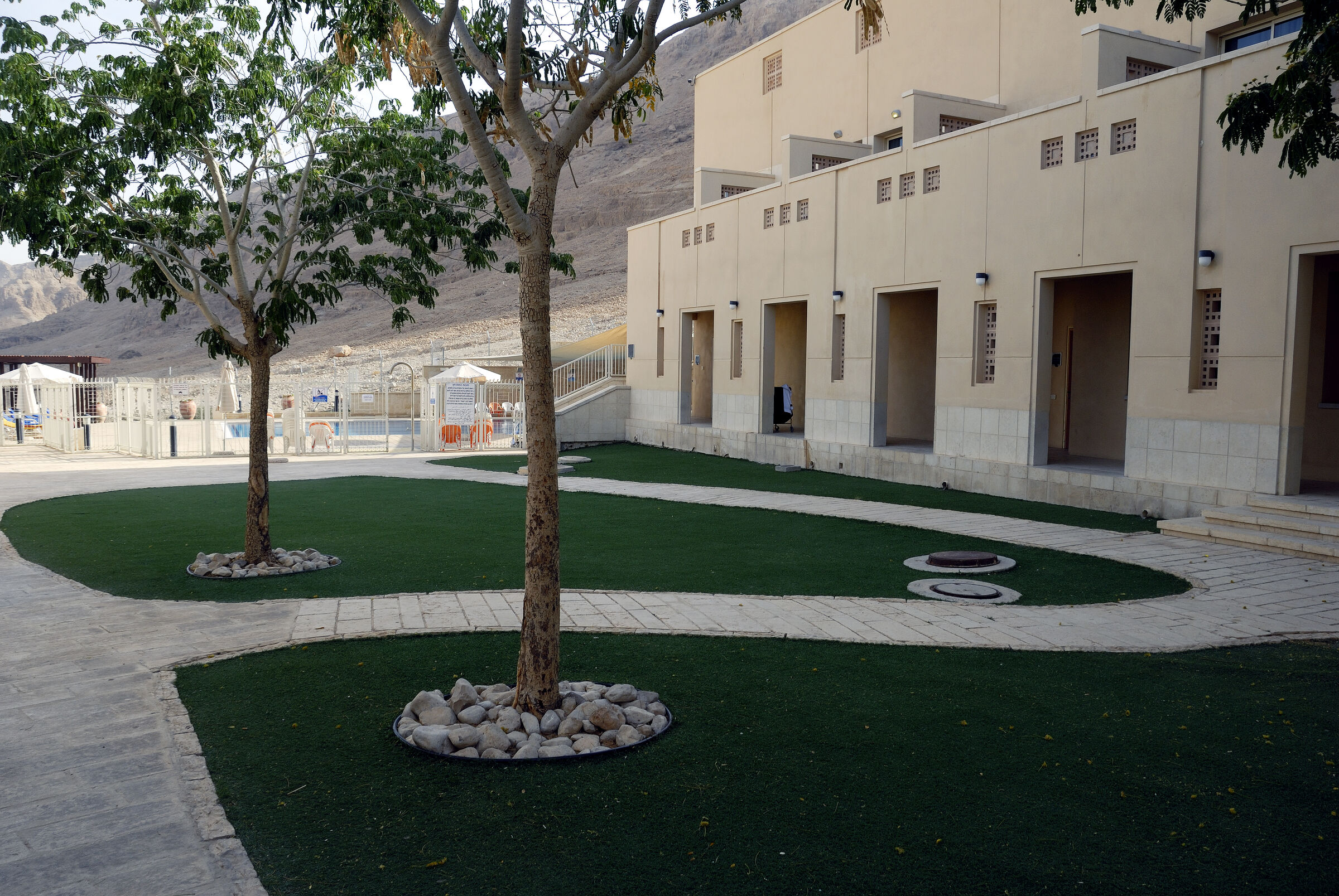 israel- totes meer - masada - künstlich