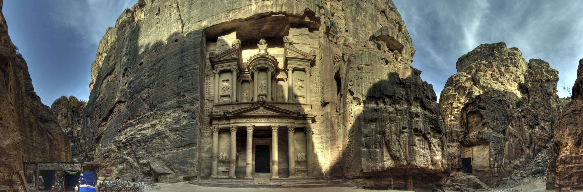 jordanien - petra - jordanien - petra - al kazane / das schatzh