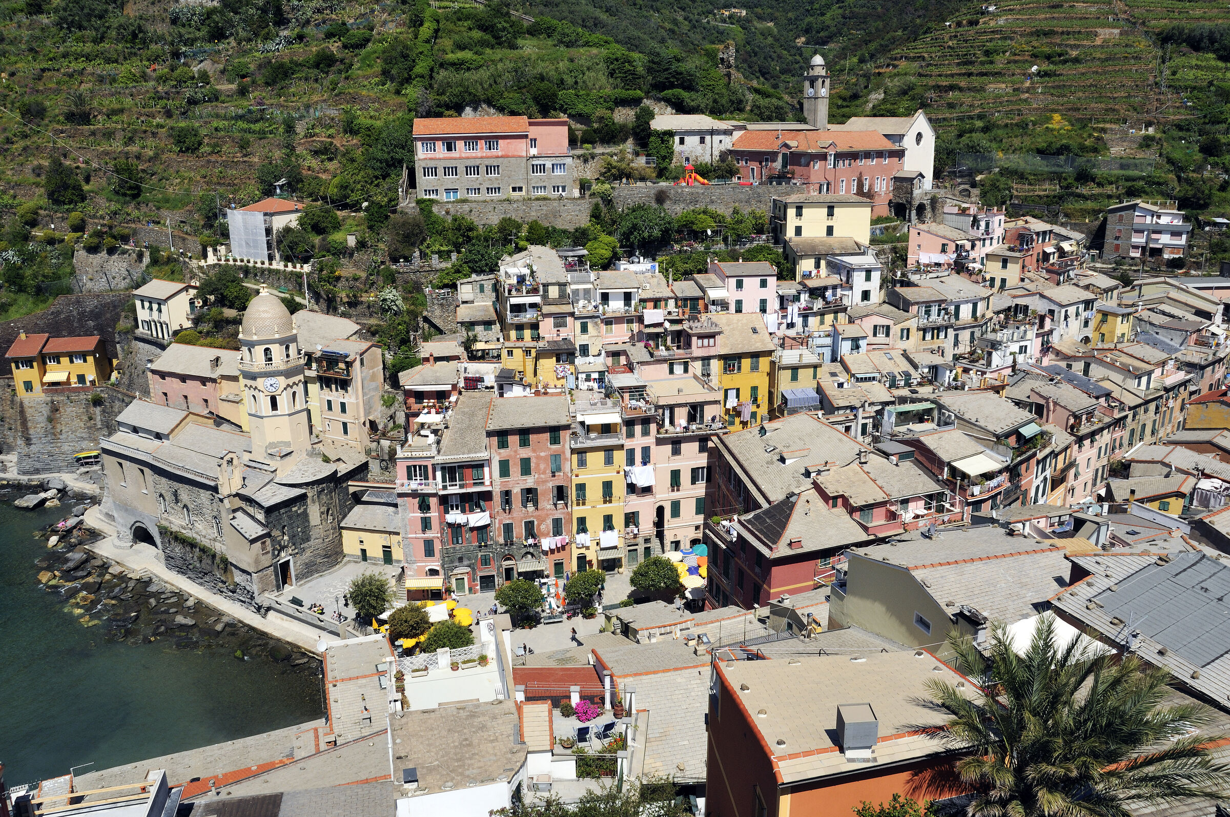 cinque terre - vernazza - der blick vom turm