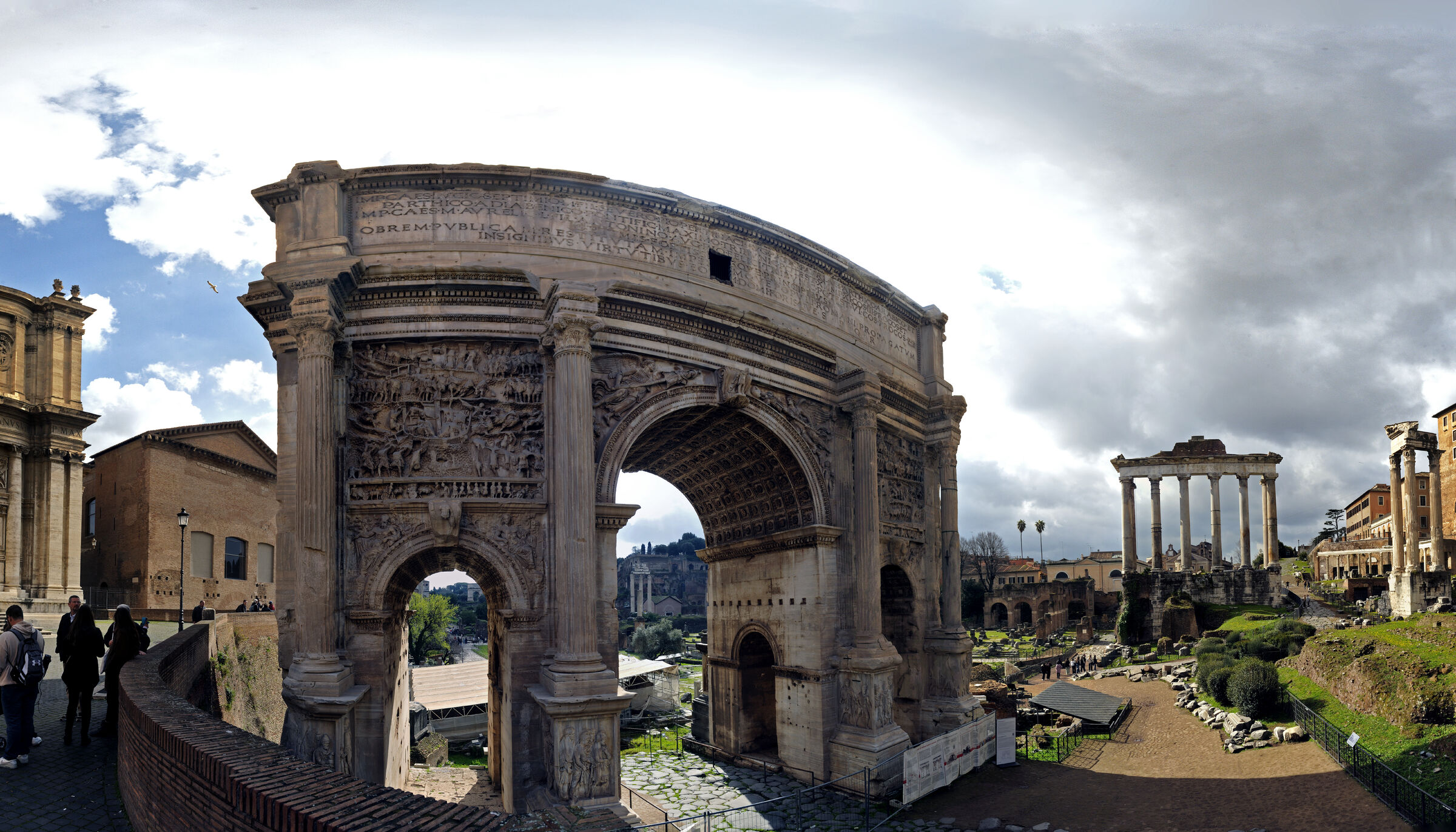 rom 2023 - – forum romanun (06) - teilpanorama