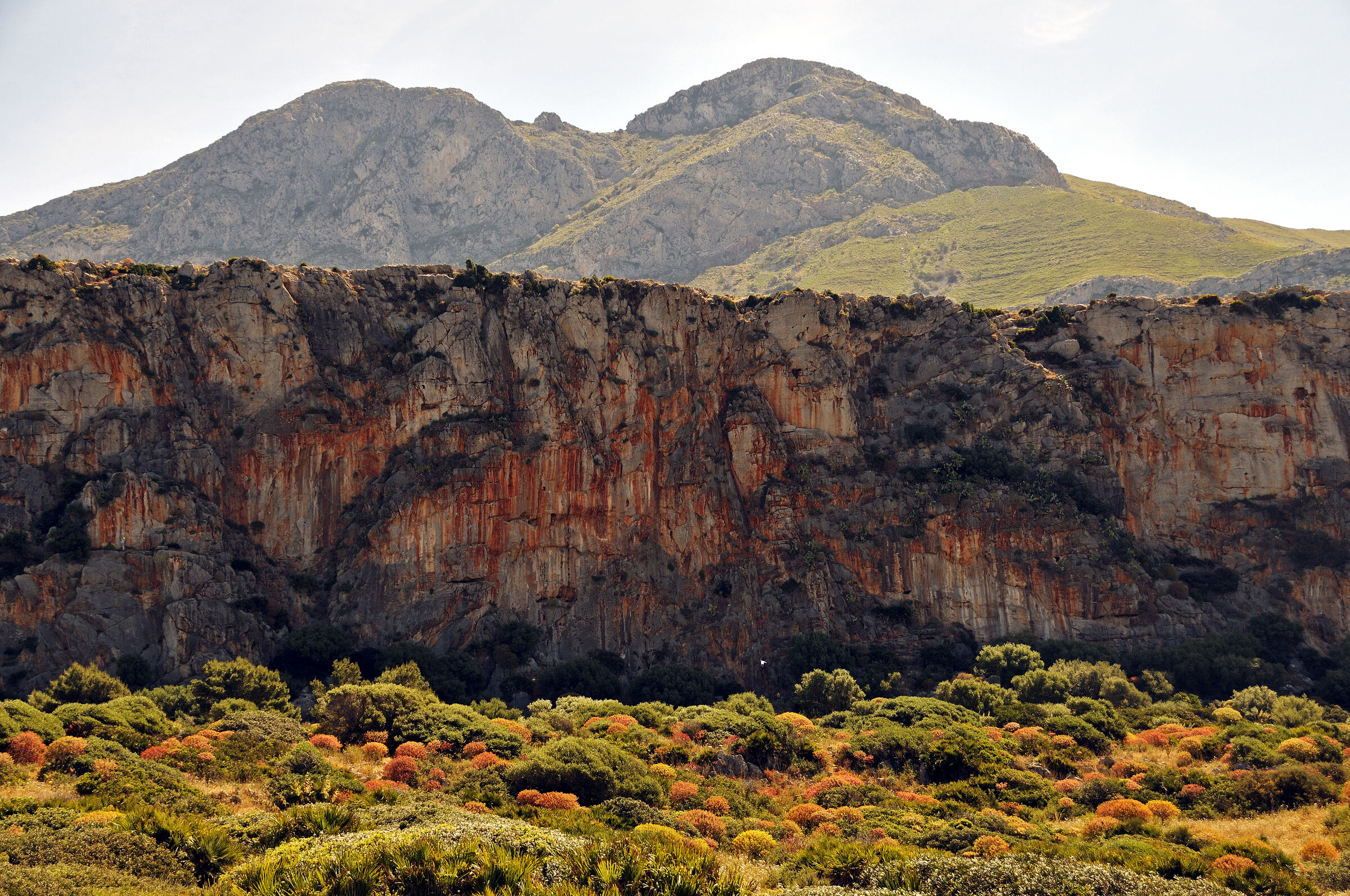 die nordwestspitze mit san vito lo capo - kletterwand teil 2 - 2