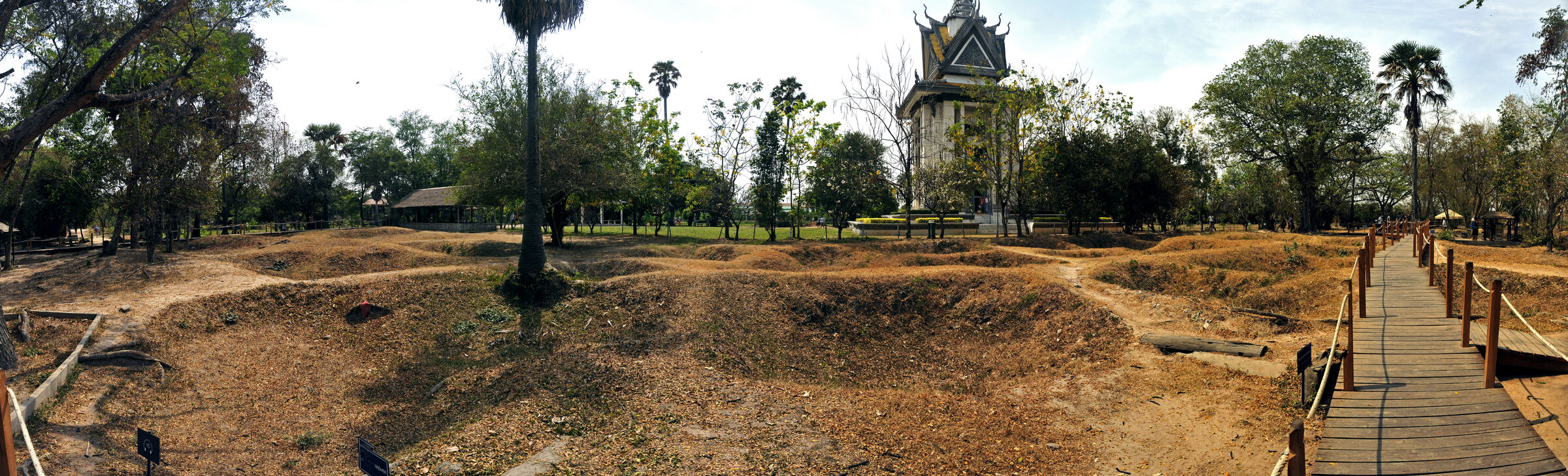 phnom penh - killing fields choeung ek (06) - teilpanorama