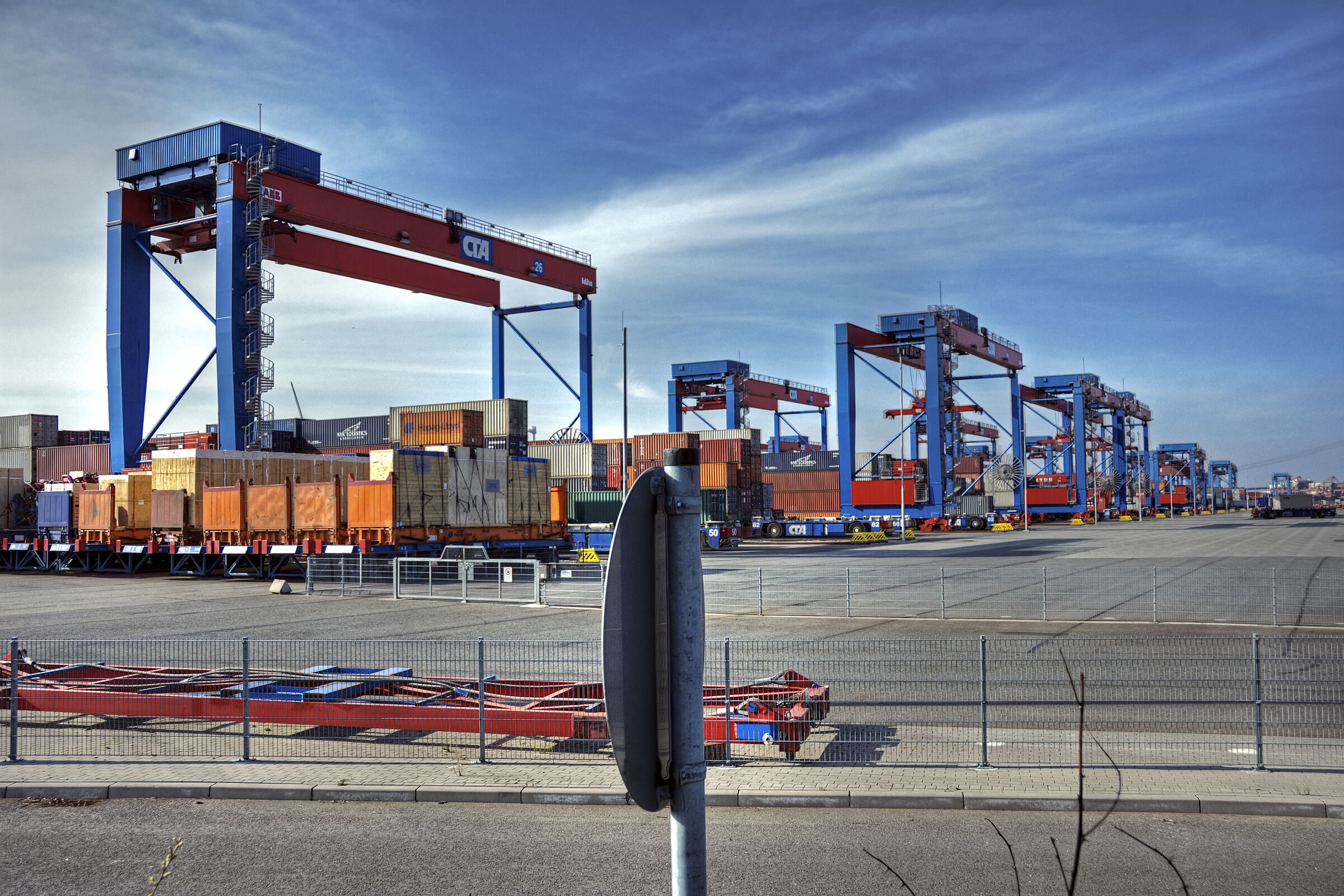 hamburg hafen - (116) - containerterminal altenwerder teil 7