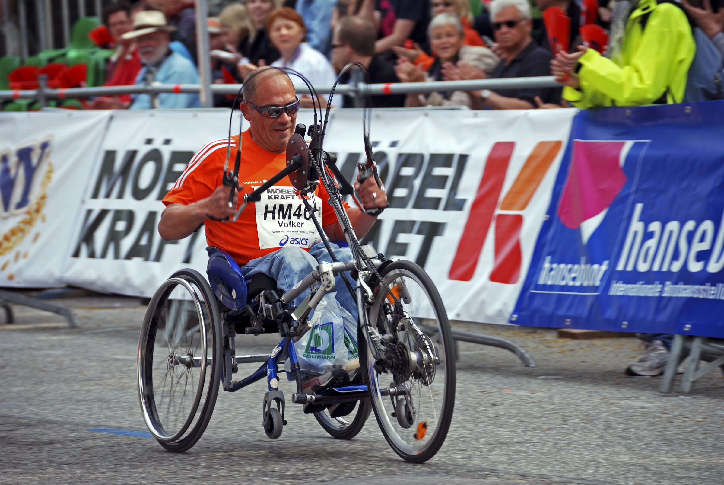 hamburg marathon 2009 – handbiker