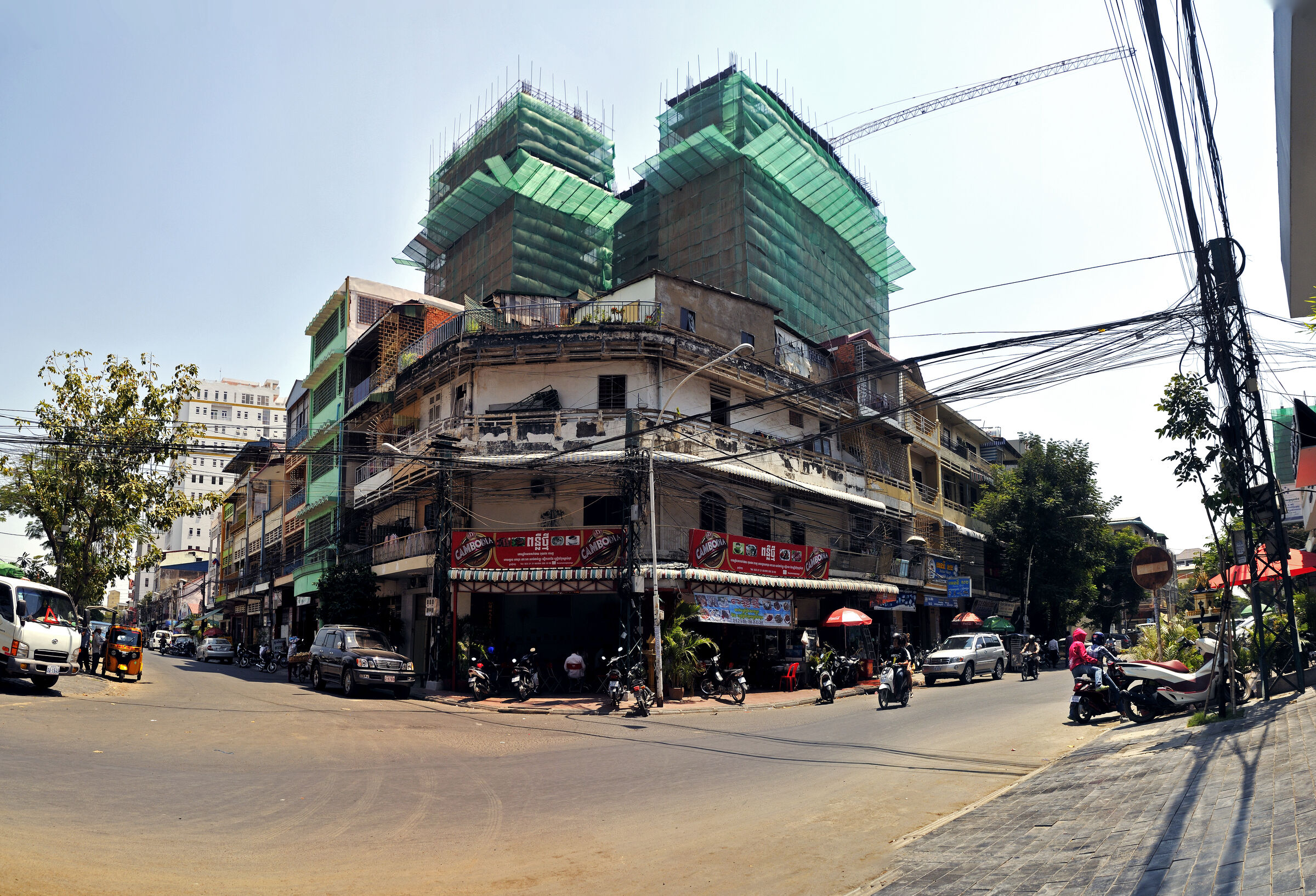 phnom penh - unterwegs (13) - teilpanorama