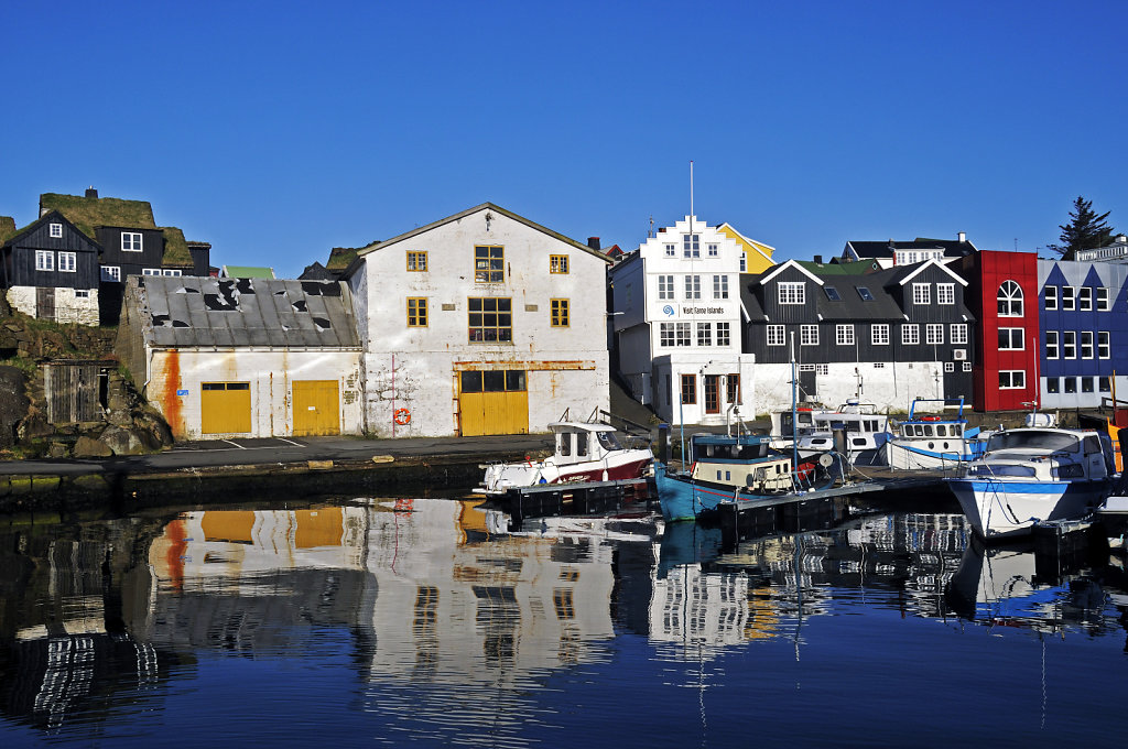 färöer inseln - thorshaven - am hafen