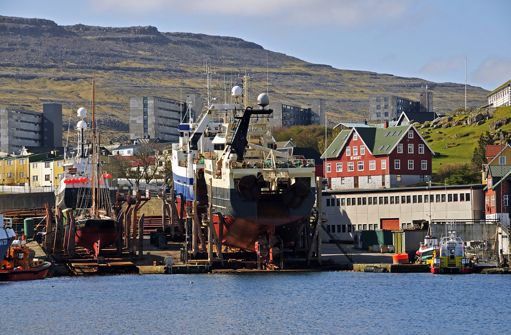 färöer inseln - thorshaven -  westhafen teil 5