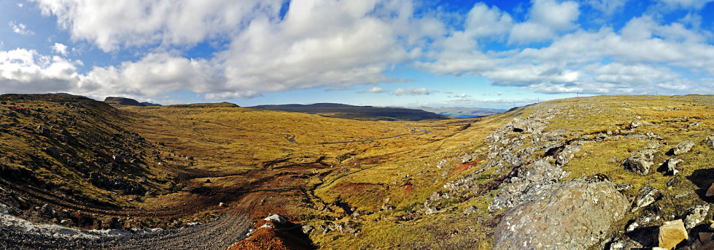 färöer inseln - auf streymoy - utmark teilpanorama