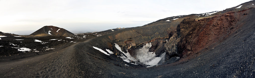 am rifugio sapienza - teilpanorama - teil 5 - etna sud - 2015 (2