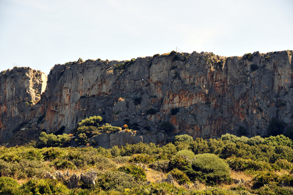 die nordwestspitze mit san vito lo capo - kletterwand - 2015 (19