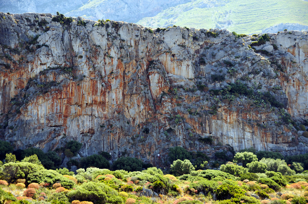 die nordwestspitze mit san vito lo capo - kletterwand teil 3 - 2