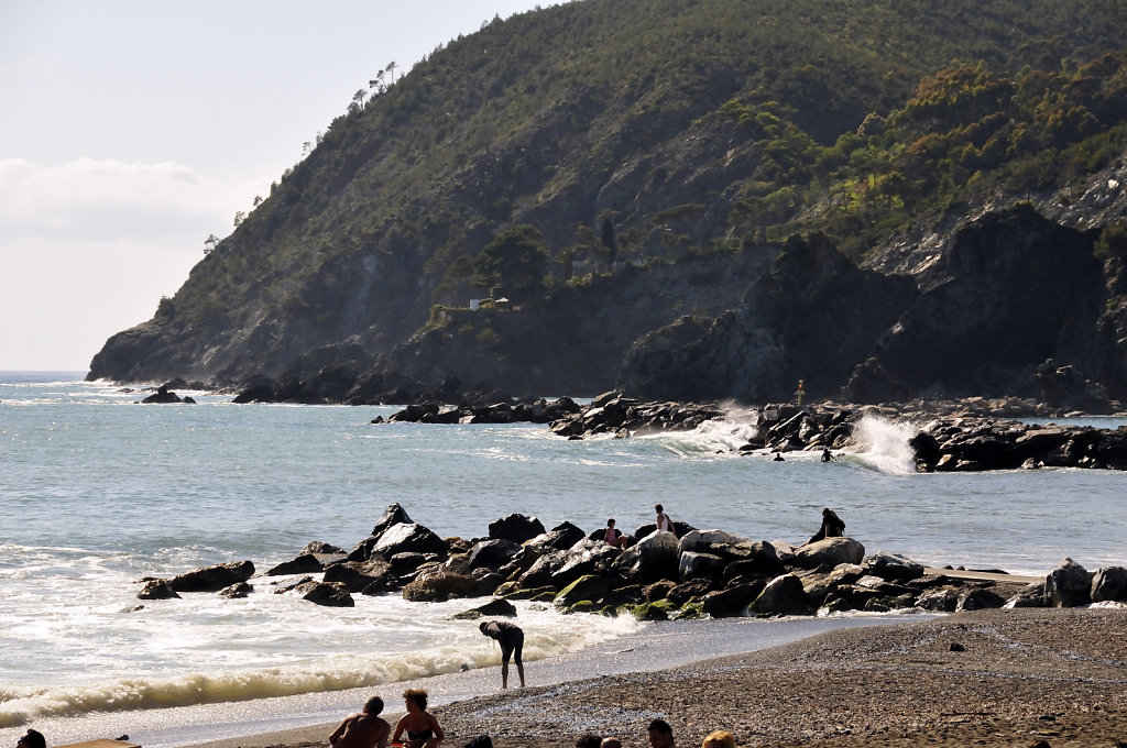 cinque terre – levanto -  brandung