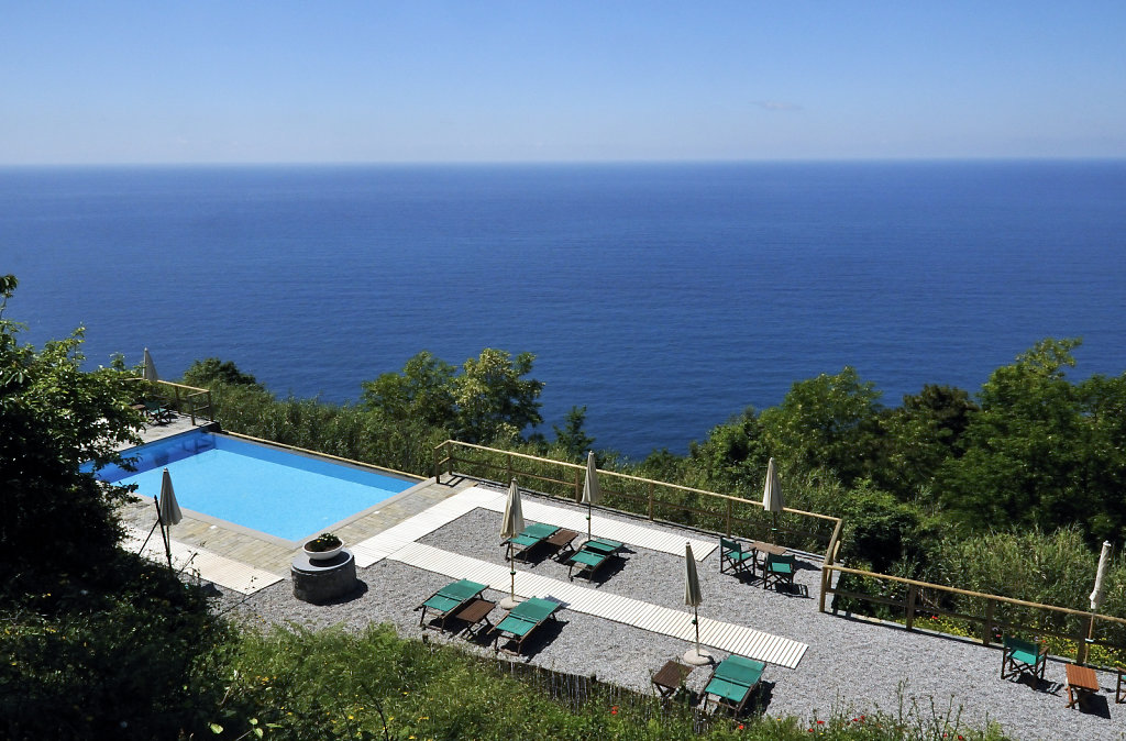 cinque terre – zwischen levanto und monterosso - der pool