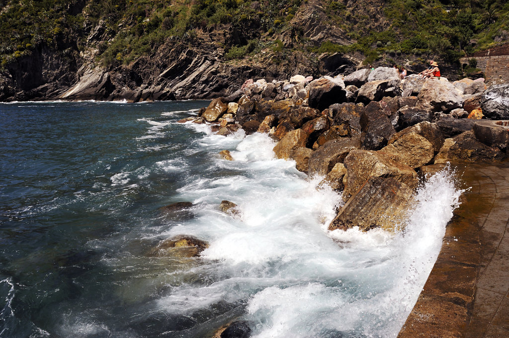 cinque terre - vernazza - an der mole